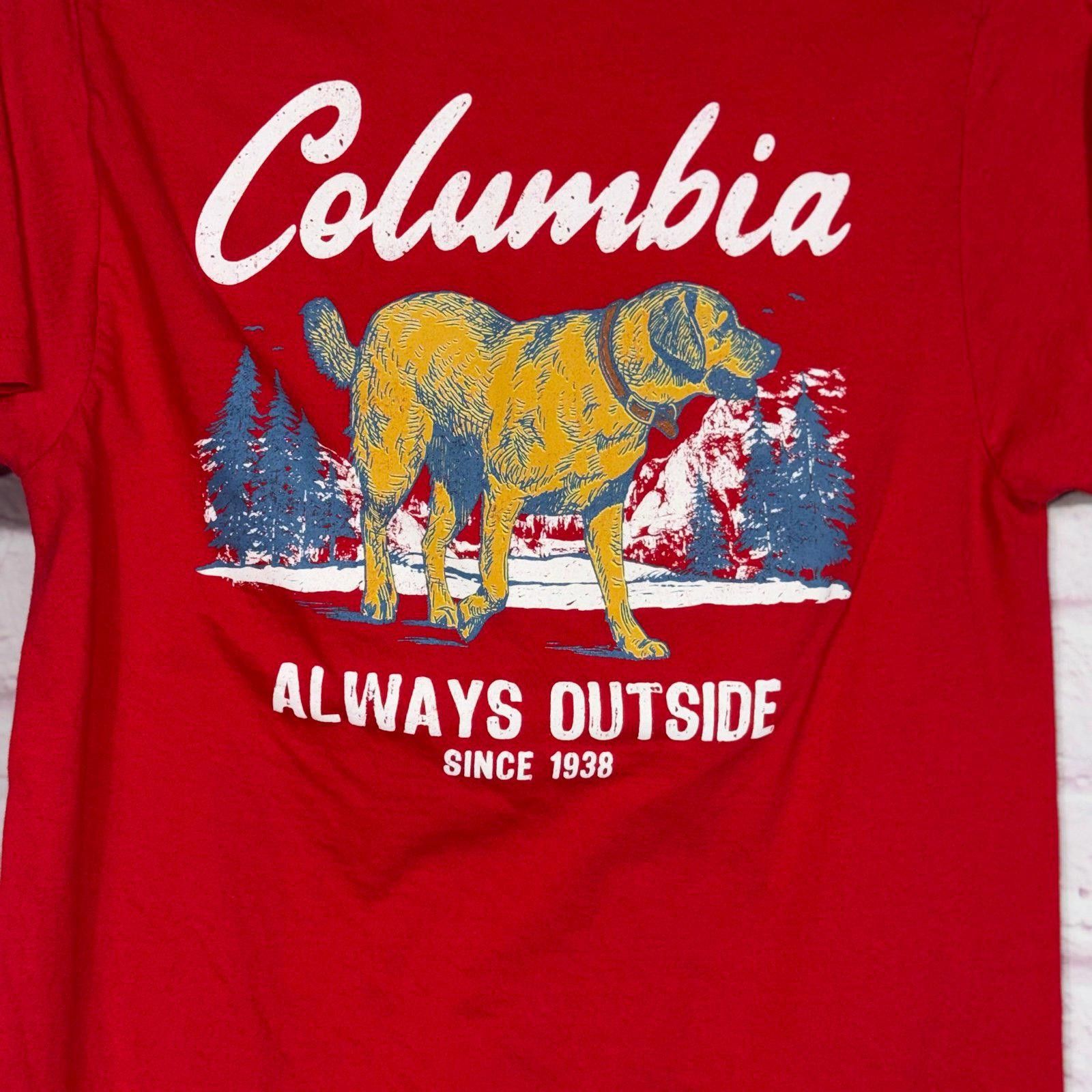 Columbia Columbia Men’s Small Red Graphic T-Shirt Size US S / EU 44-46 / 1 - 6 Thumbnail