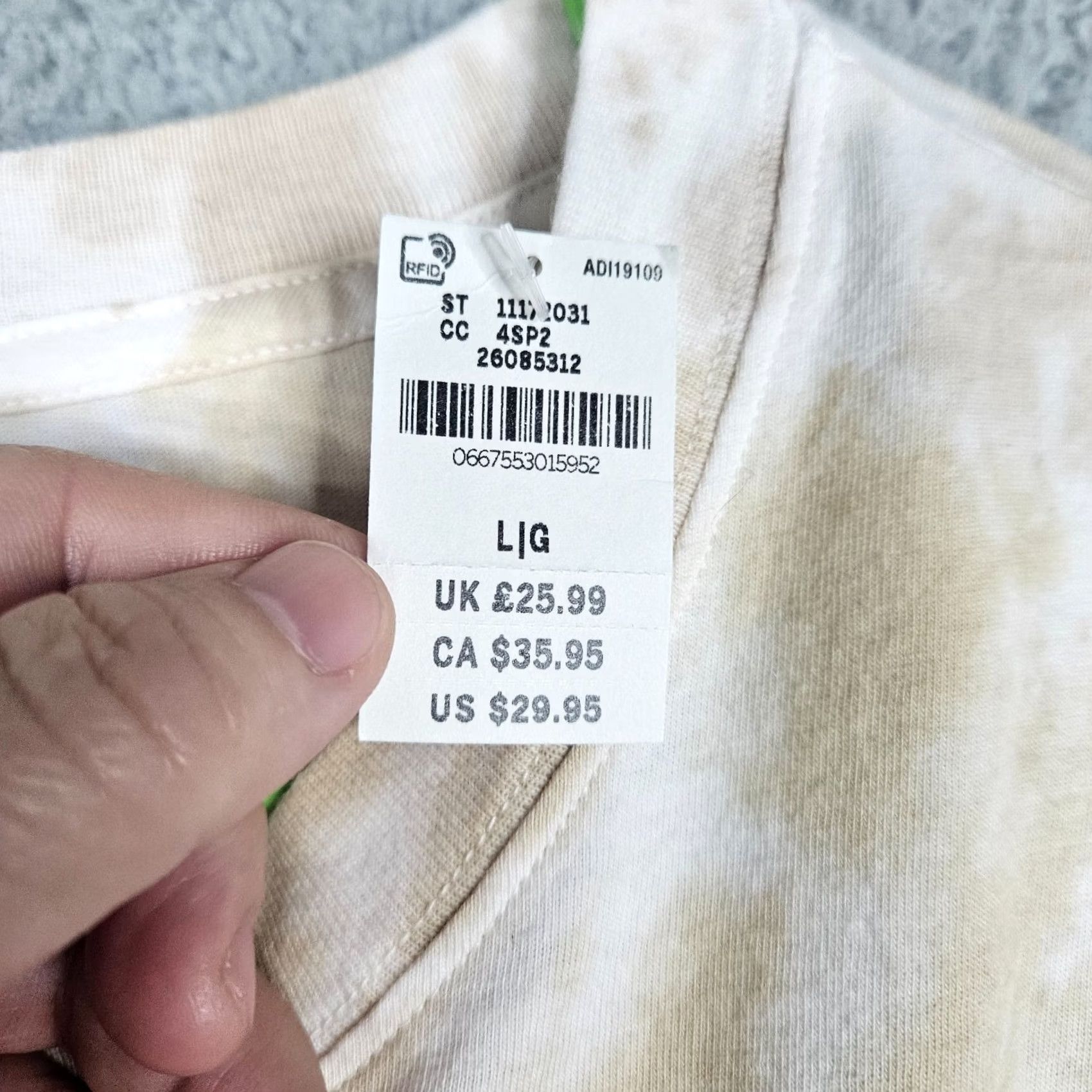 Victoria's Secret Victoria’s Secret Pink T-Shirt Women’s Yellow White Tie-dye Short Sleeve Size L Size 36" / US 14 / IT 50 - 5 Thumbnail