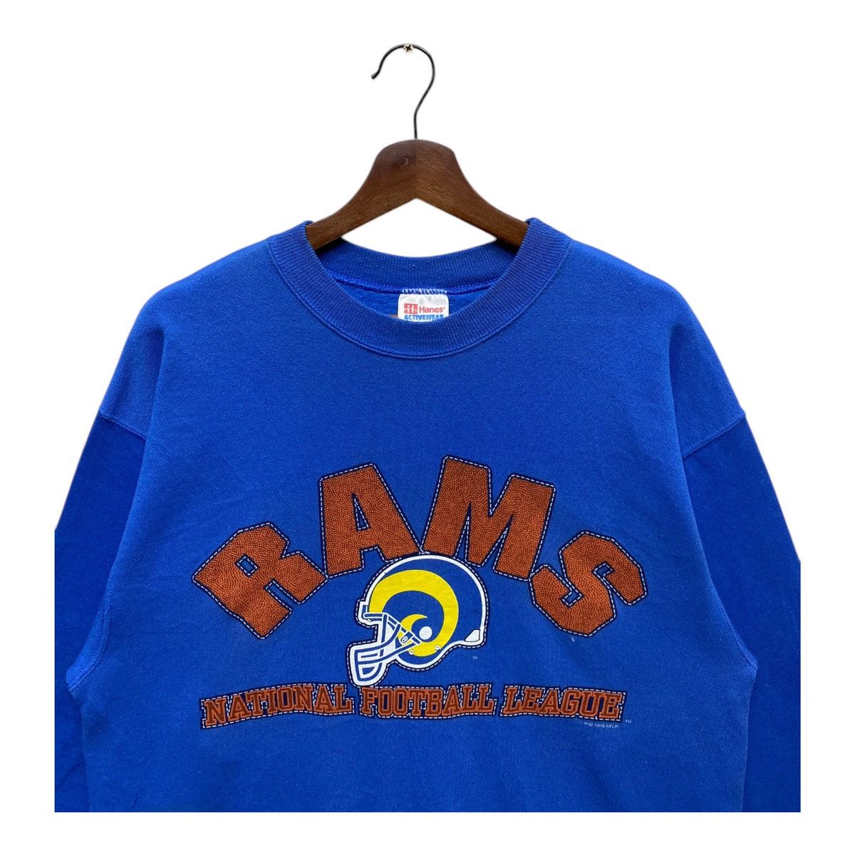 NFL × Vintage Vintage NFL Sweatshirt RAMS Pullover Crewneck Size L Size US L / EU 52-54 / 3 - 2 Thumbnail