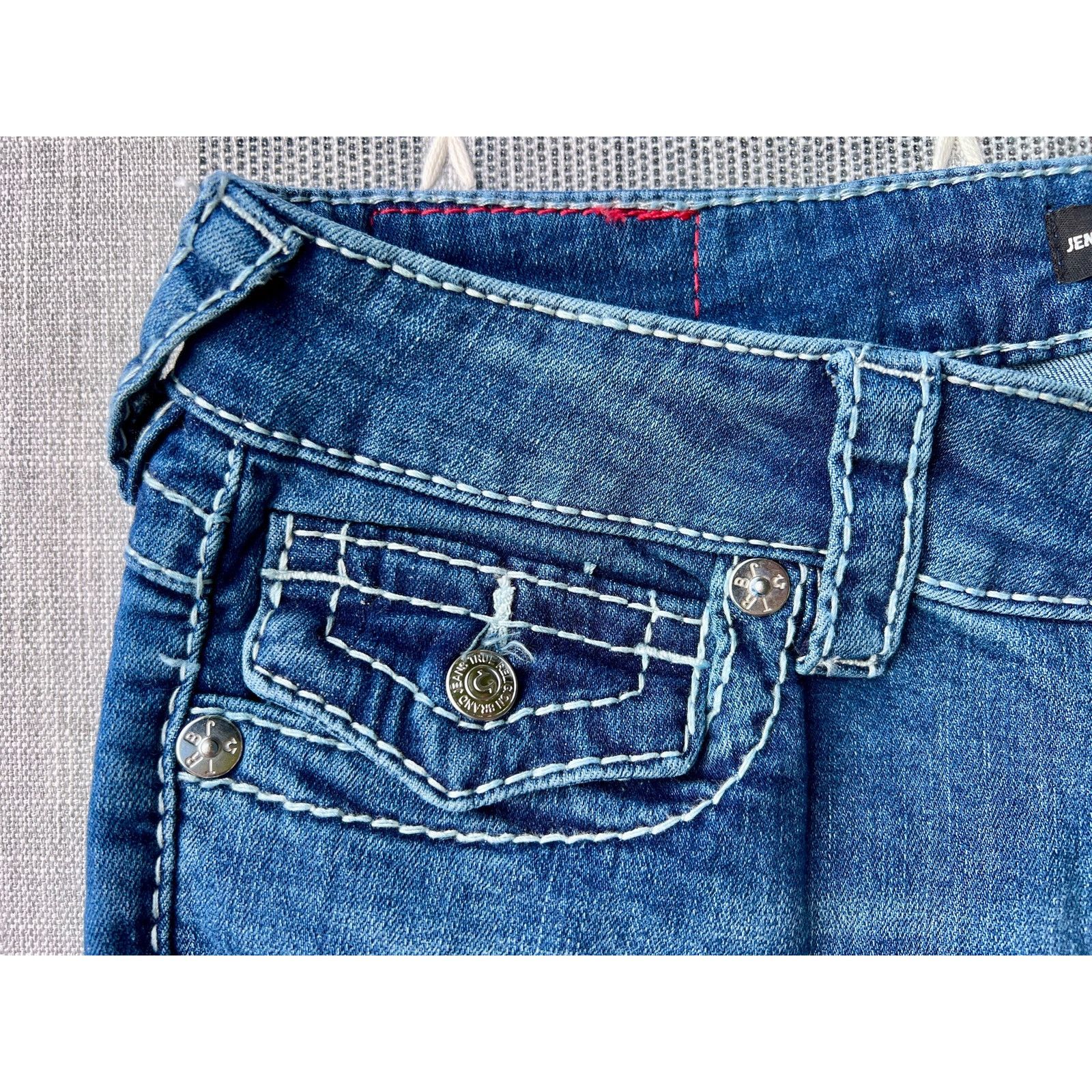 True Religion NWT Women True Religion Jennie Curvy Mid Rise Skinny sz 29 Size 29" - 2 Thumbnail