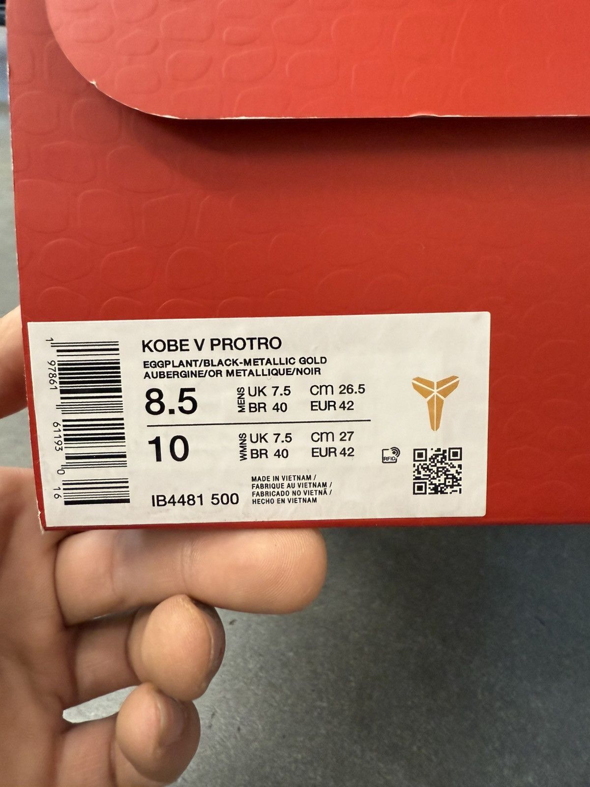 Nike 2025 Nike Kobe 5 Protro Year of the Mamba Eggplant Size US 8.5 / EU 41-42 - 13 Thumbnail