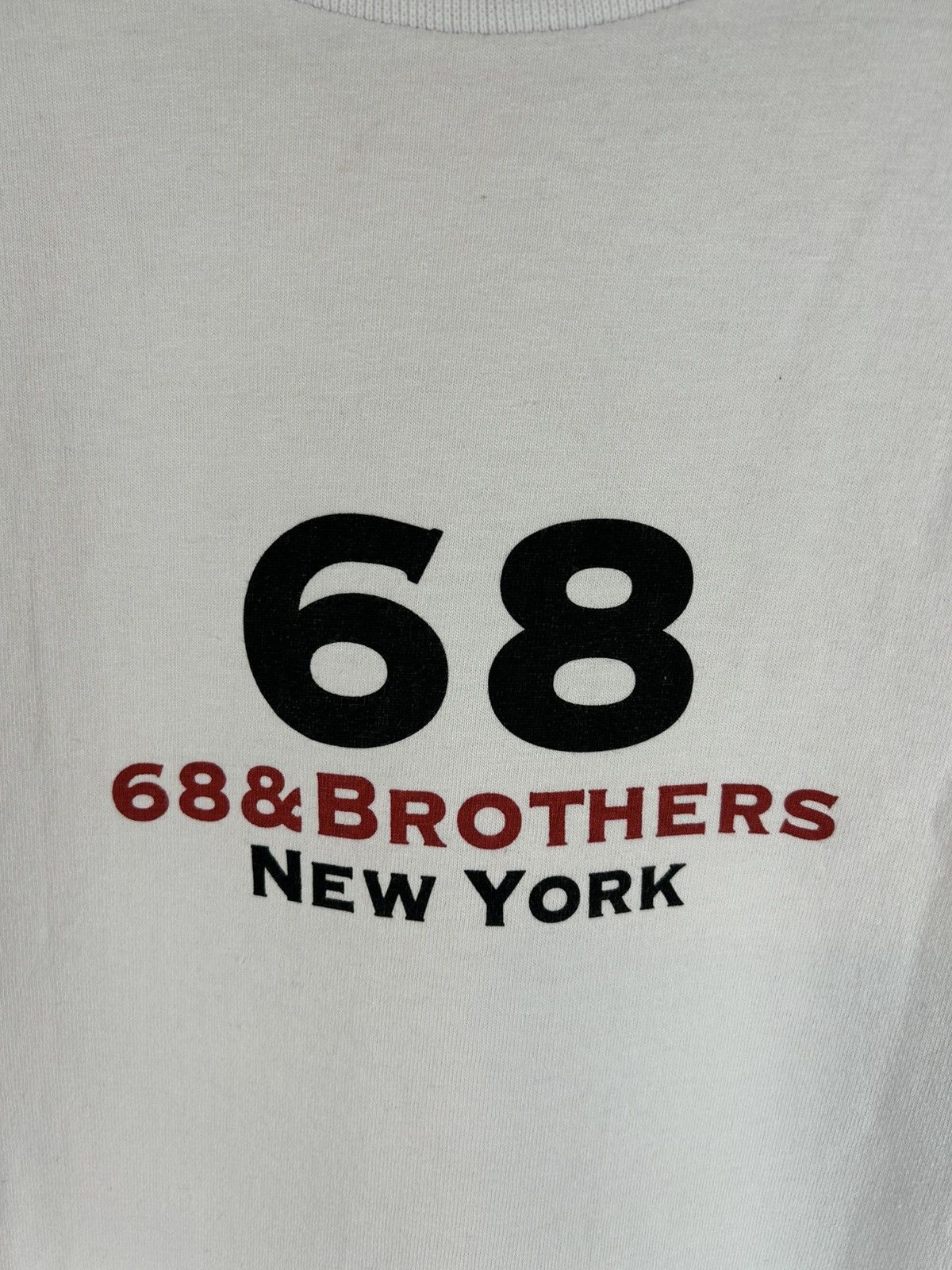 Japanese Brand 68 & Brothers Logo Print L/S T-Shirt Size US L / EU 52-54 / 3 - 3 Thumbnail