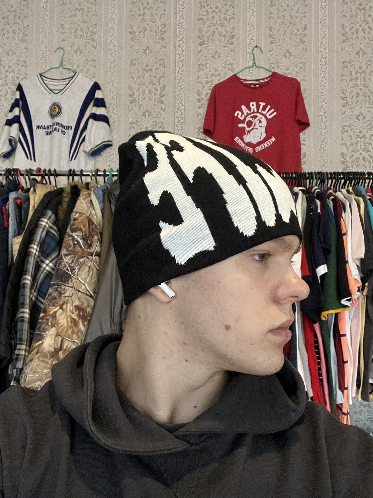 Japanese Brand Y2K Streetwear Knitting Hat Warm Beanies Hats Vintage Size ONE SIZE - 8 Thumbnail