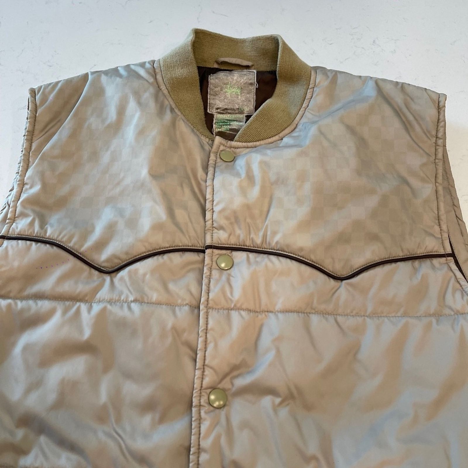 Stussy Vintage Stussy Thermolite Puffer Vest Size:L Size US L / EU 52-54 / 3 - 7 Thumbnail