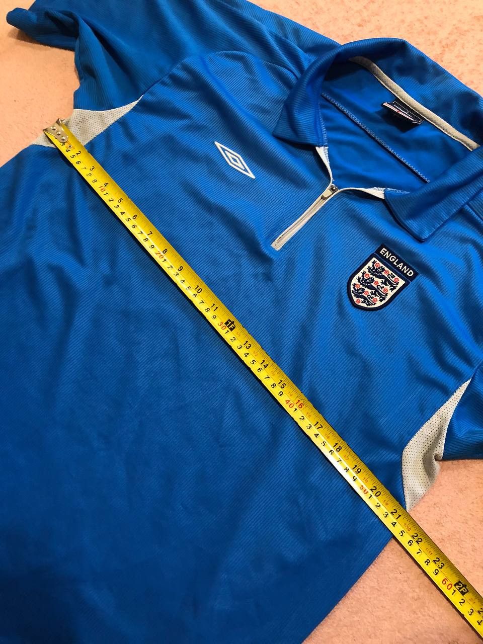 Umbro Vintage Umbro blue T-Shirt Y2K football England Jerseys Size US L / EU 52-54 / 3 - 13 Thumbnail