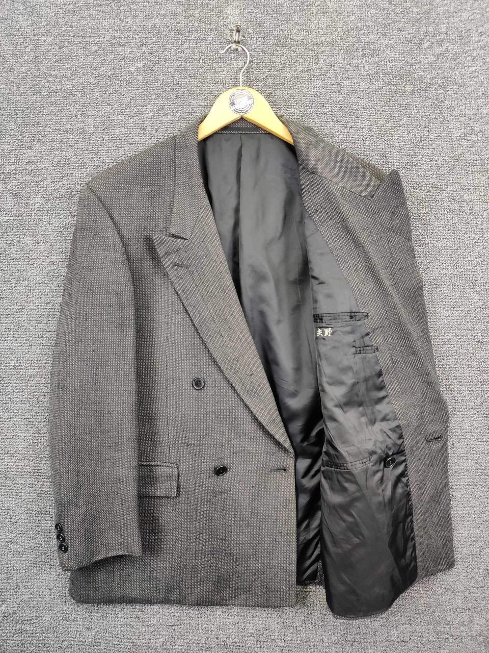 Yves Saint Laurent Yves Saint Laurent Pour Homme Double Breasted Wool Blazer Size US L / EU 52-54 / 3 - 7 Thumbnail