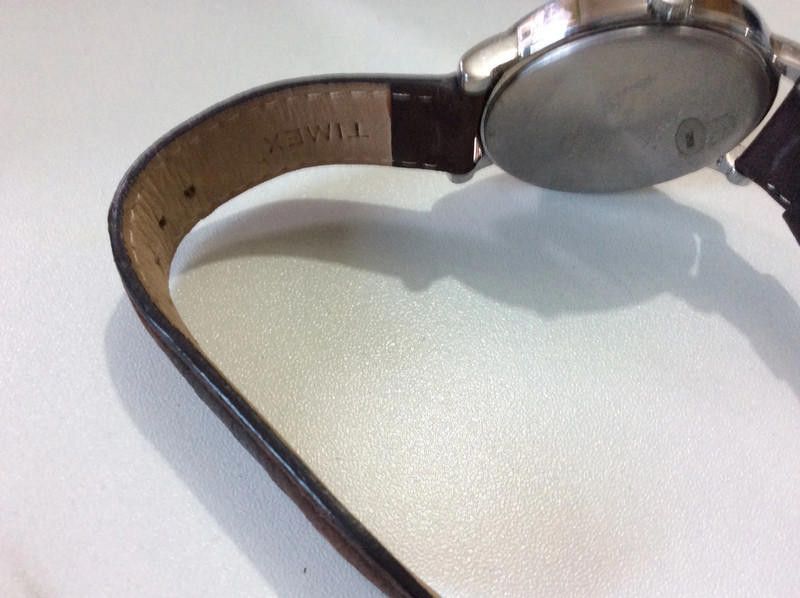 Timex Timex cream dial brown leather strap watch Size ONE SIZE - 8 Thumbnail