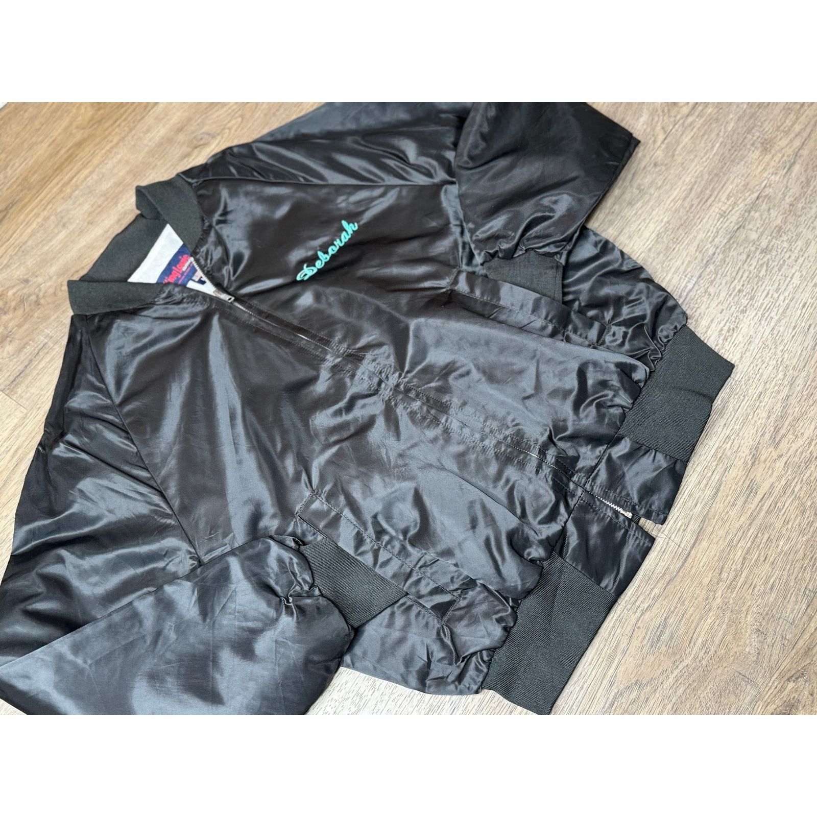Vintage Vintage Embroidered Satin Jacket King Louie Deborah Dance Size US M / EU 48-50 / 2 - 7 Thumbnail