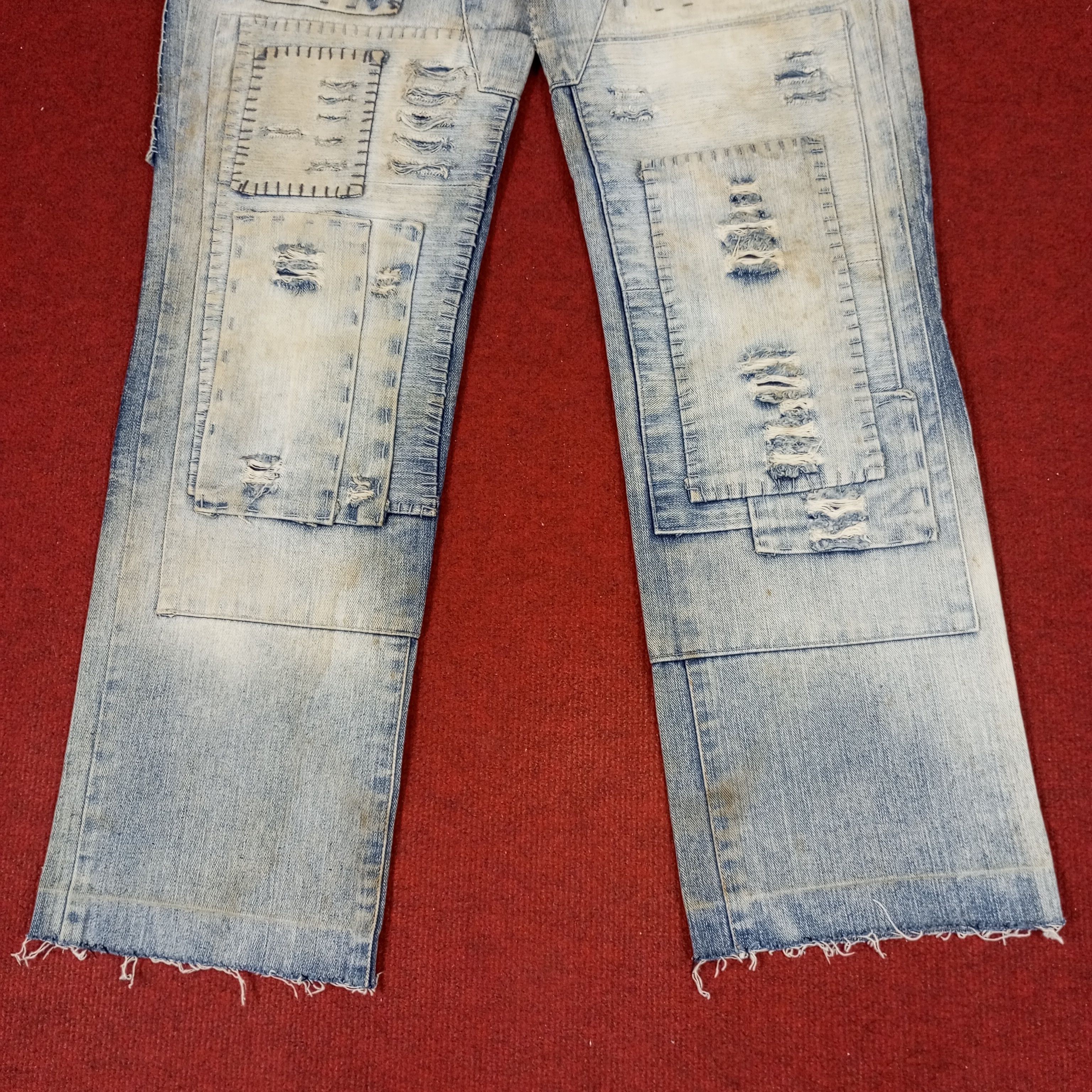 Satisfy Satisfy Rock Punk Fashion Streetwear Style Jeans Size US 30 / EU 46 - 3 Thumbnail