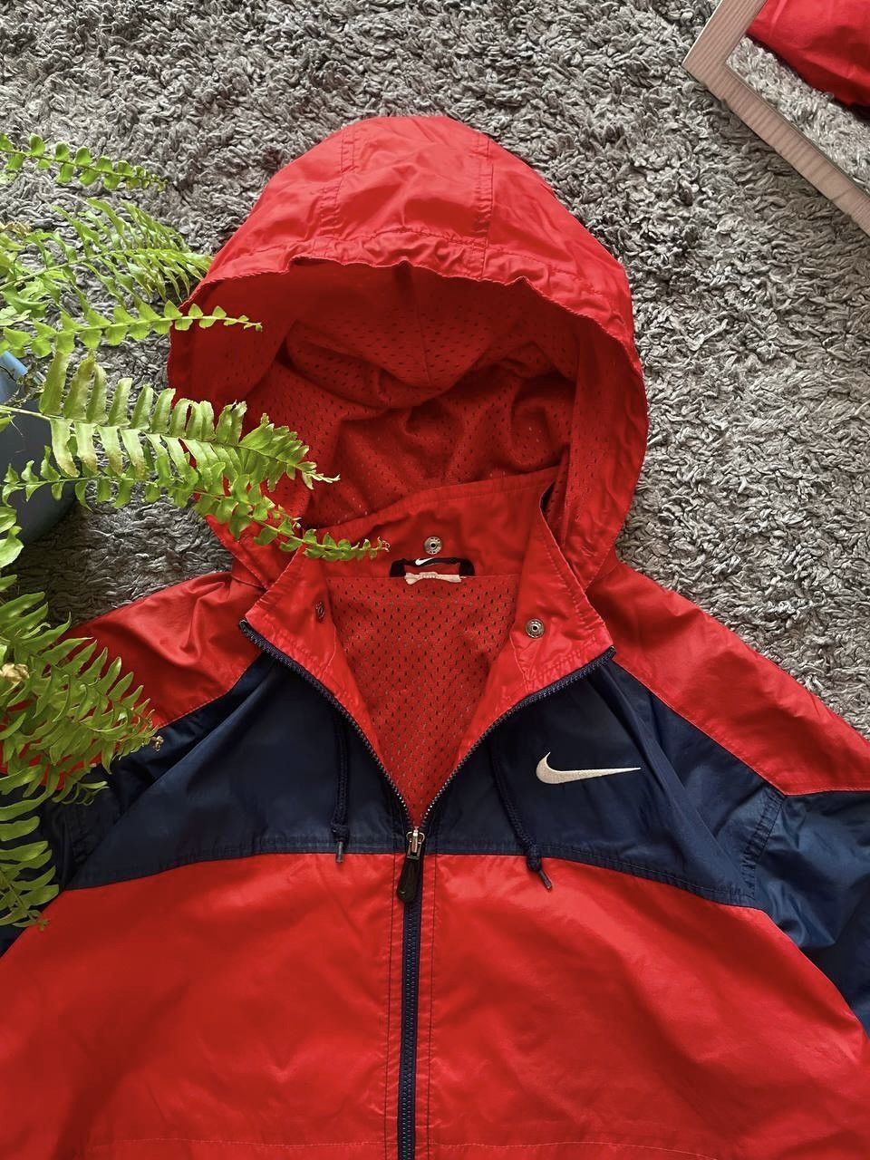 Nike × Vintage 90s Nike Vintage Light Jacket Streetwear Big Logo Swoosh Y2k Size US L / EU 52-54 / 3 - 18 Thumbnail
