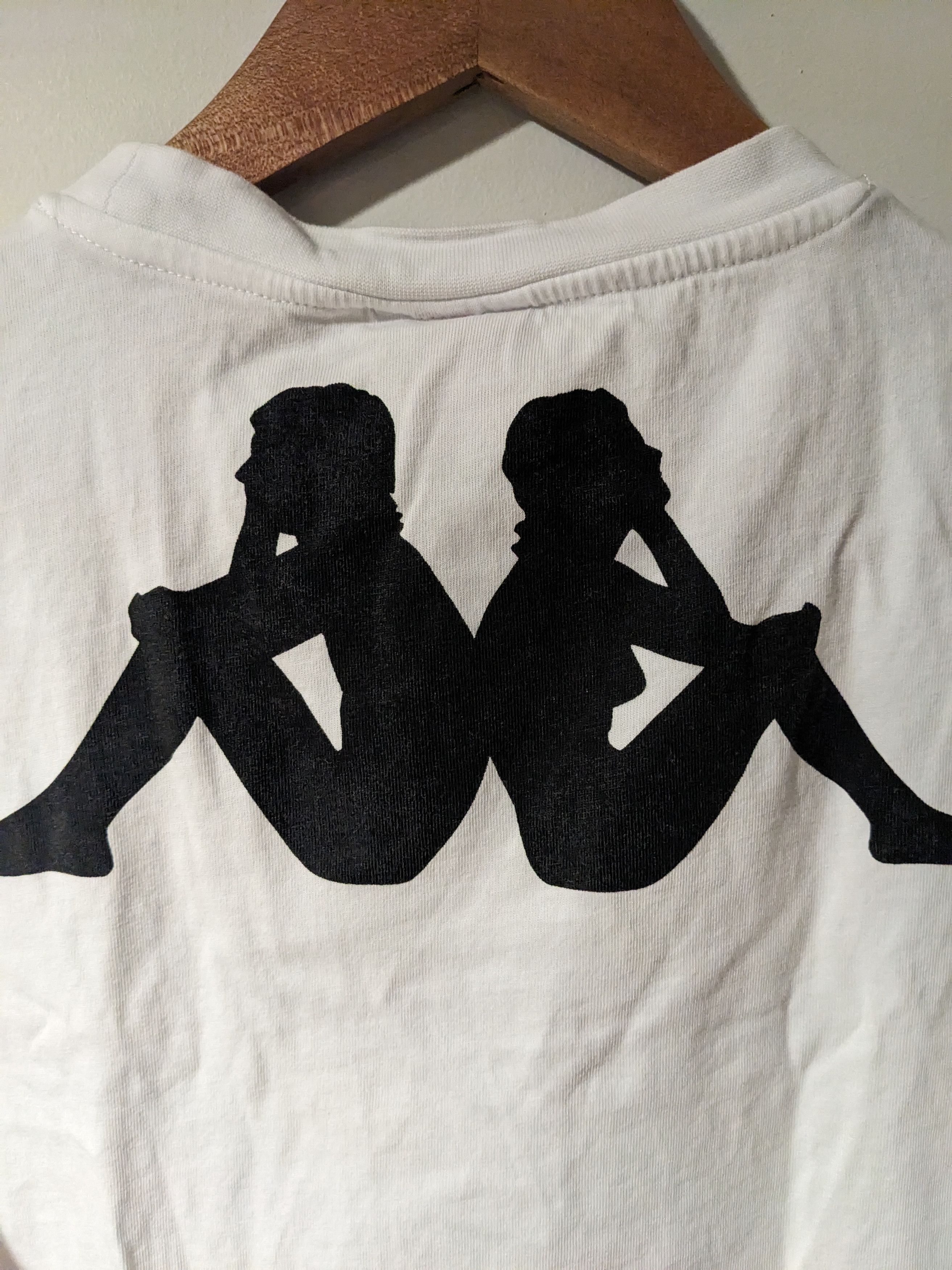 Designer × Kappa Kappa Logo White Small T-Shirt Size US S / EU 44-46 / 1 - 7 Thumbnail