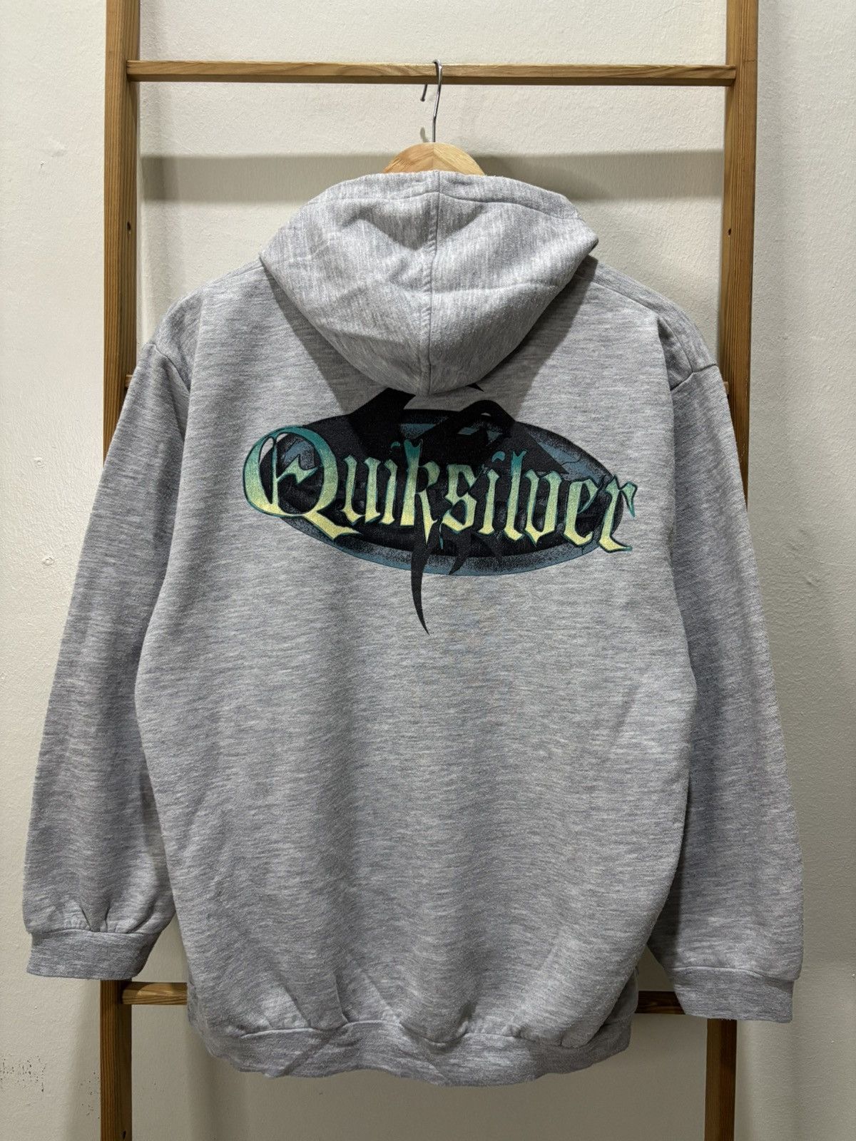 Quiksilver Vintage Quiksilver Pullover Hoodie Size US M / EU 48-50 / 2 - 1 Thumbnail