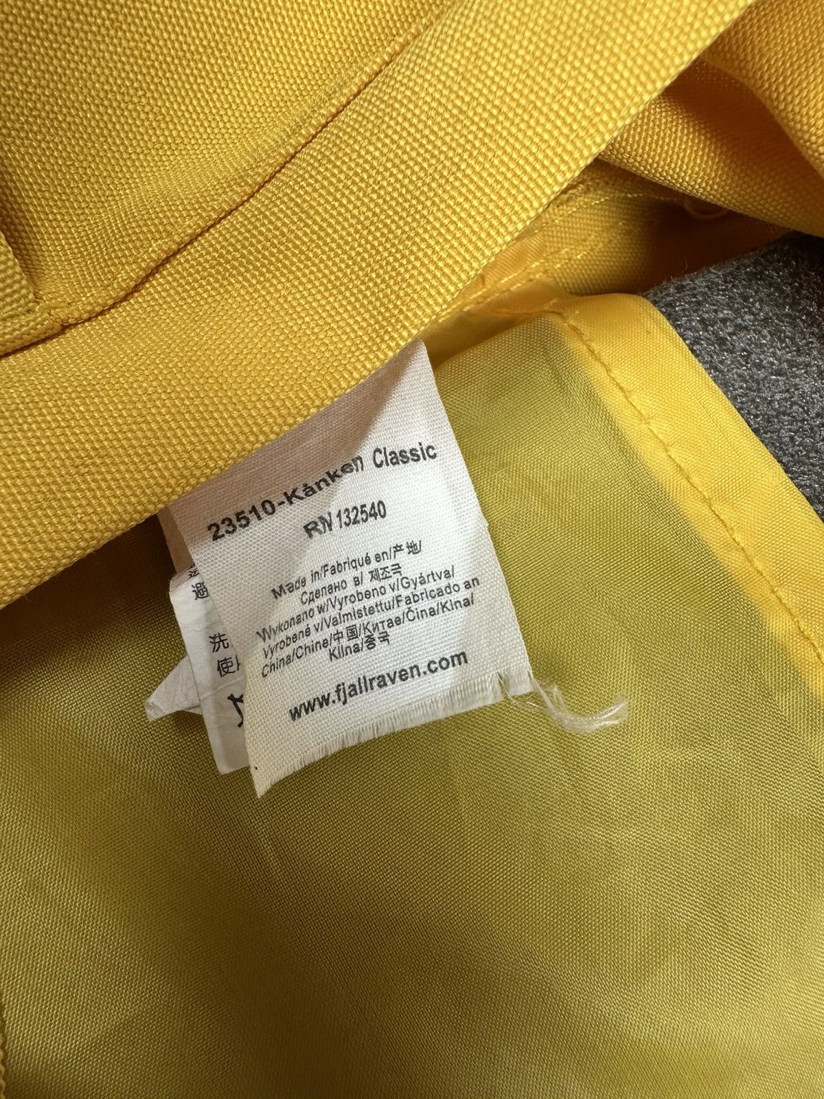 Fjallraven Fjallraven Kanken G-1000 Backpack Travel Bag Outdoor Size ONE SIZE - 11 Thumbnail