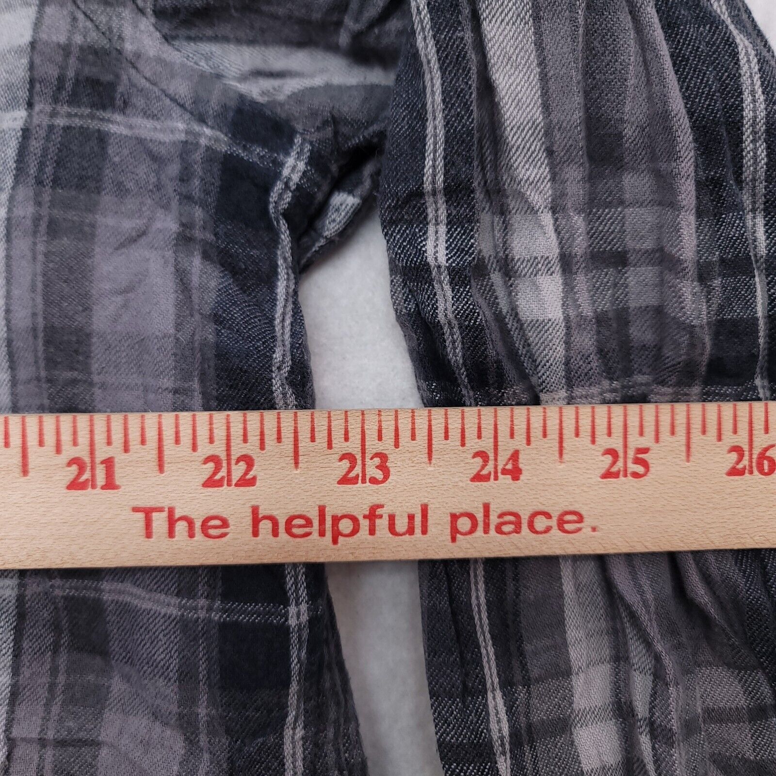 Merona Merona Madras Flannel Shirt Mens Size Extra Large XL Gray Size US XL / EU 56 / 4 - 8 Thumbnail