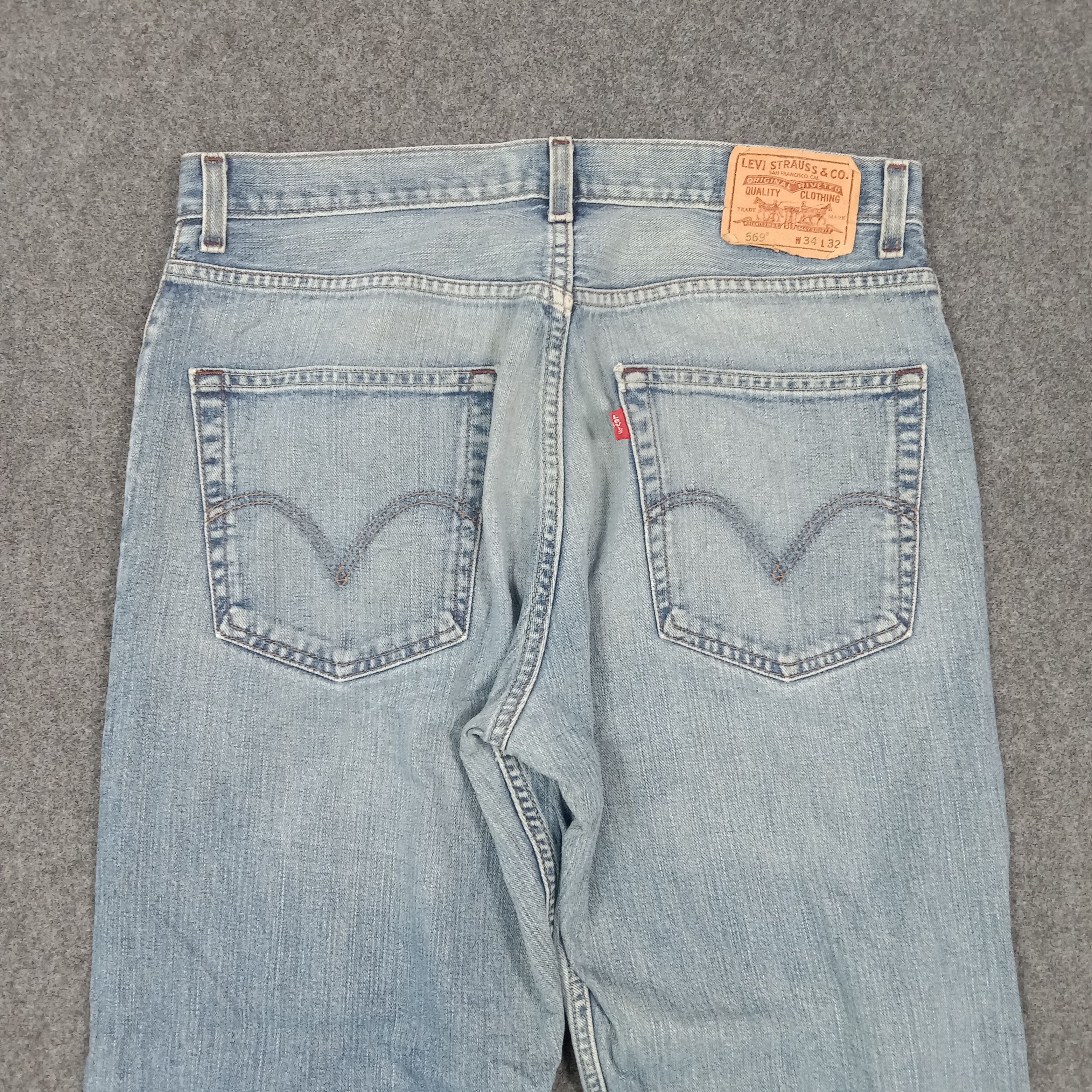 Levi's Levi's 569 Loose Fit American Distressed Denim Jeans C280N18 Size US 34 / EU 50 - 6 Thumbnail