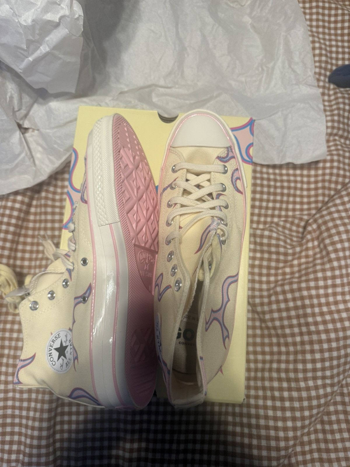 Converse × Golf le Fleur Brand New Converse x Golf Le Fleur Flame chuck 70s size 10.5 Size US 10.5 / EU 43-44 - 7 Thumbnail