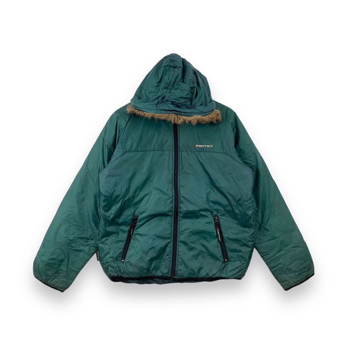 Vintage Vintage PERTEX SUBMISSION OUTDOOR Green Puffer Jacket Size US M / EU 48-50 / 2 - 1 Thumbnail