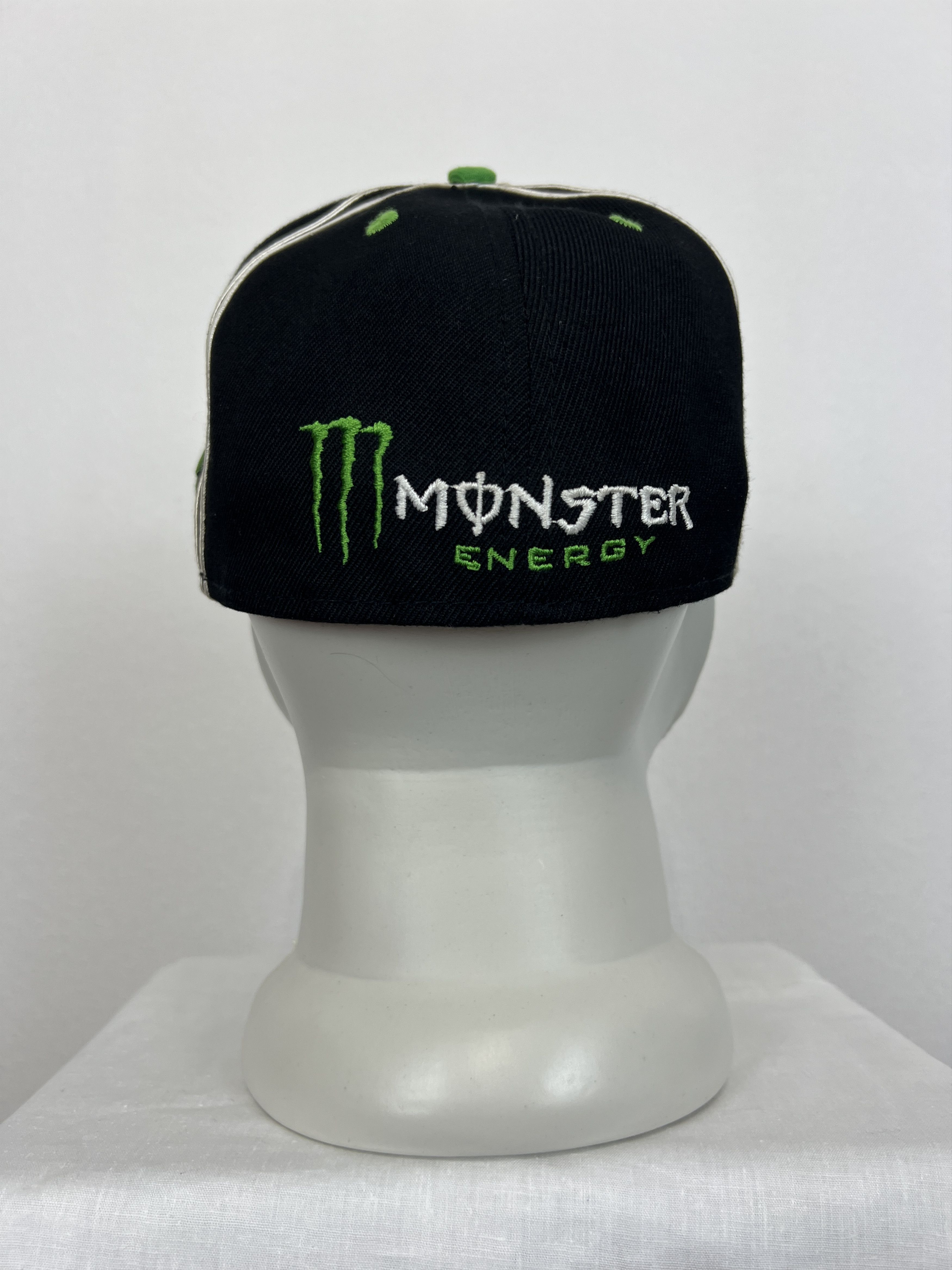 Vintage Monster Energy Hat Cap Black Motocross Racing Big Logo Rare Size ONE SIZE - 5 Thumbnail