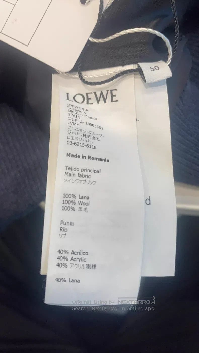 Loewe Loewe Wool and Leather Baseball Jacket Size US M / EU 48-50 / 2 - 4 Thumbnail