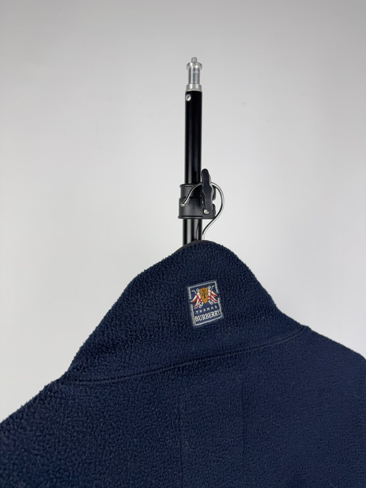 Burberry × Vintage Vintage Thomas Burberry Fleece Pullover 1/2 Zip Size US XXL / EU 58 / 5 - 13 Thumbnail