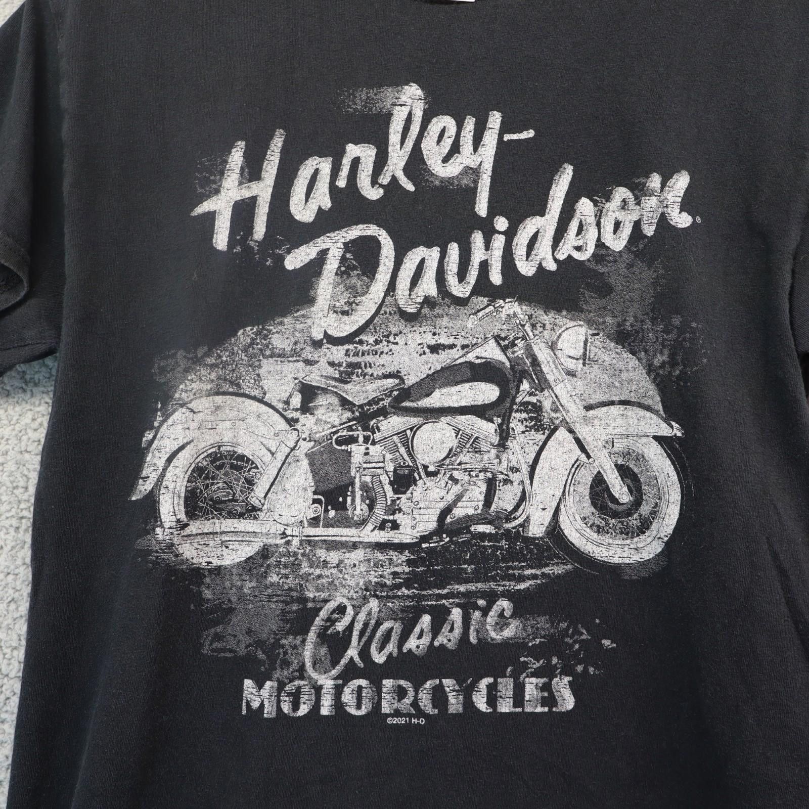 Harley Davidson Harley Davidson T Shirt, Smoky Mtn NC, Men Medium Black HD Size US M / EU 48-50 / 2 - 4 Thumbnail