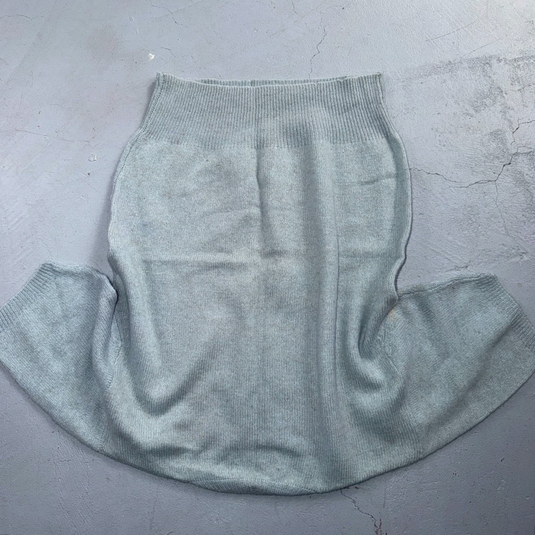 Vintage VINTAGE Peggy Parker Wool Cashmere Sweater Rockabilly Womens 1940s 1950s Blue Knit M Size M / US 6-8 / IT 42-44 - 8 Thumbnail