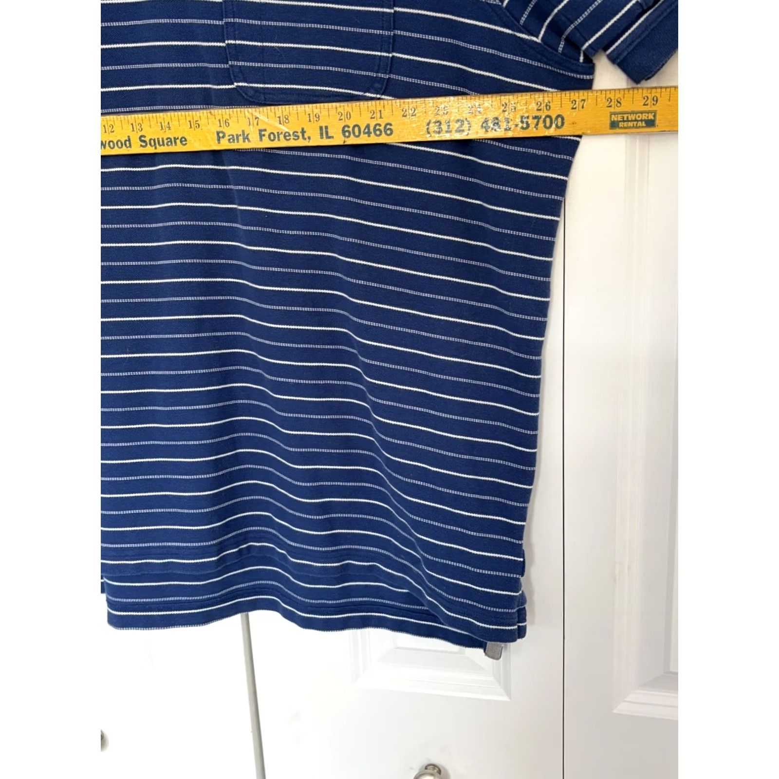 Vintage Duluth Polo Shirt Men 2XL Striped Blue Short Sleeve Collared Size US XXL / EU 58 / 5 - 4 Thumbnail