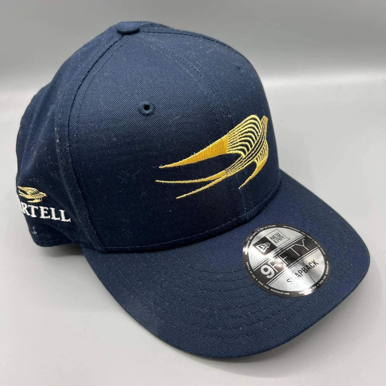 New Era Martell Hat Men Navy Blue Embroidered Snap Back Cap Size ONE SIZE - 1 Thumbnail