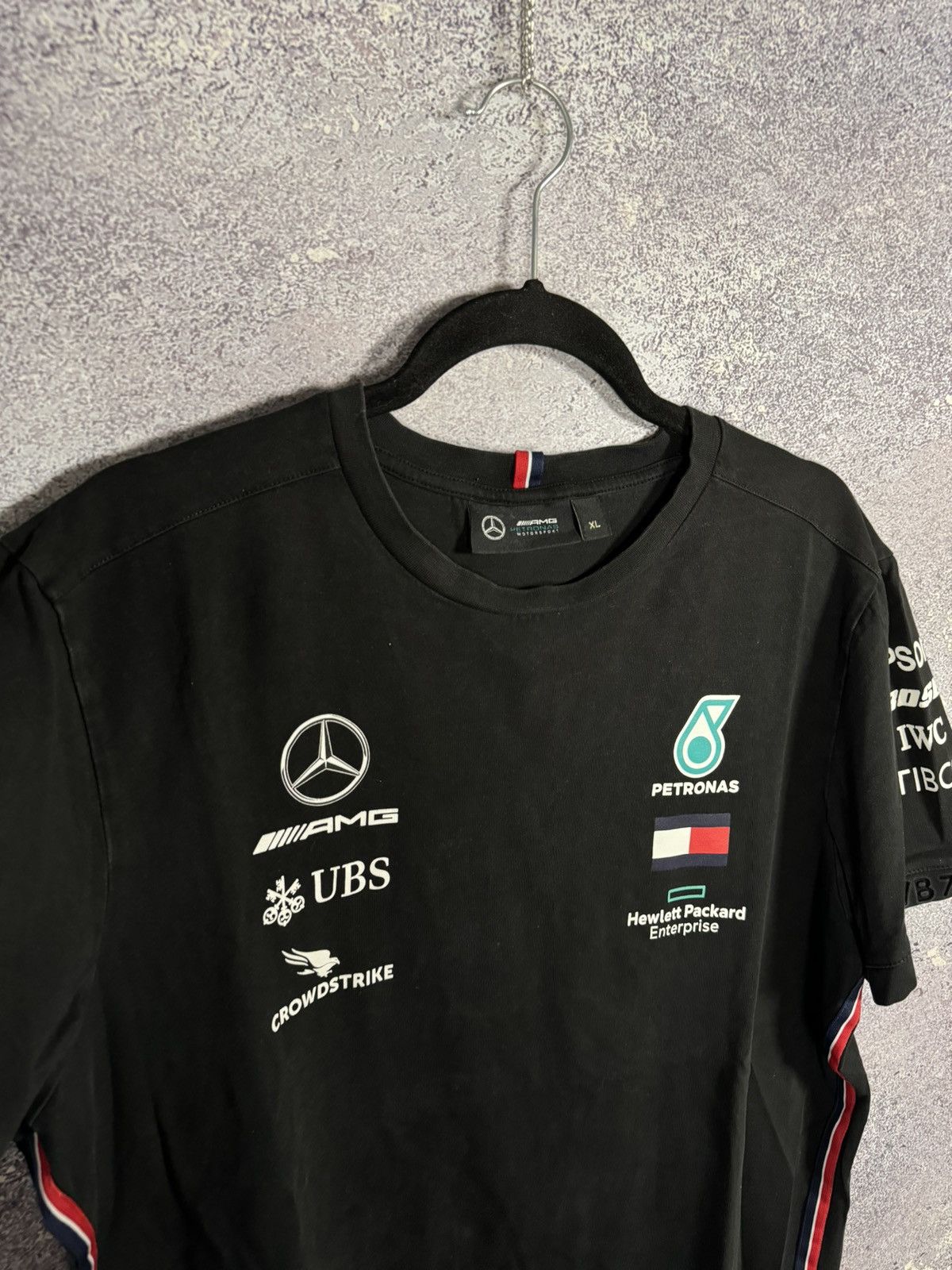 Formula 1 × Mercedes-Benz × Tommy Hilfiger Petronas AMG Mercedes Benz Racing Team TH Polo Shirt Size US XL / EU 56 / 4 - 6 Thumbnail