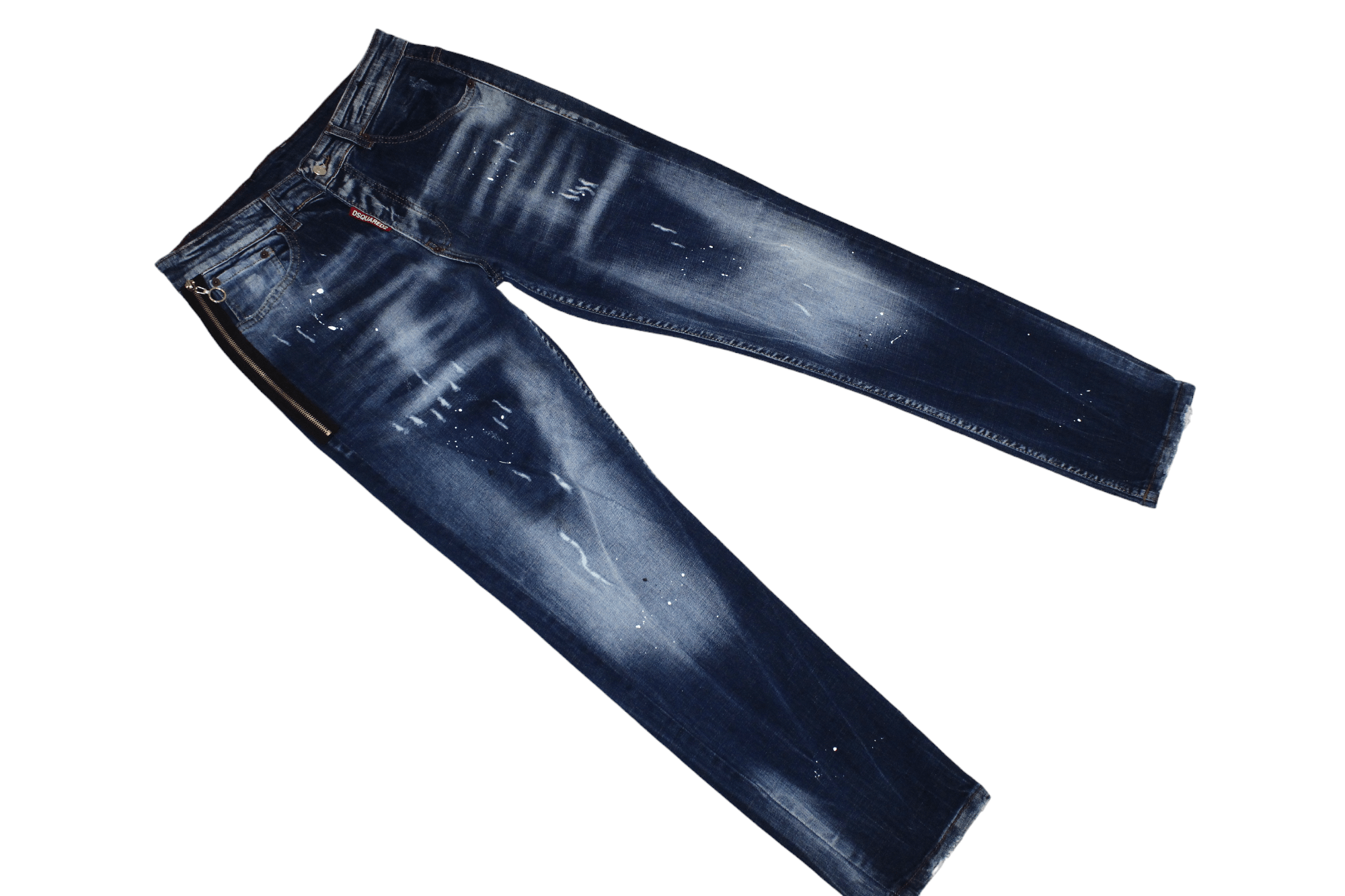 Dsquared2 Dsquared2 Limited Edition Twins Slim Splash Faded Jeans Size US 32 / EU 48 - 3 Thumbnail