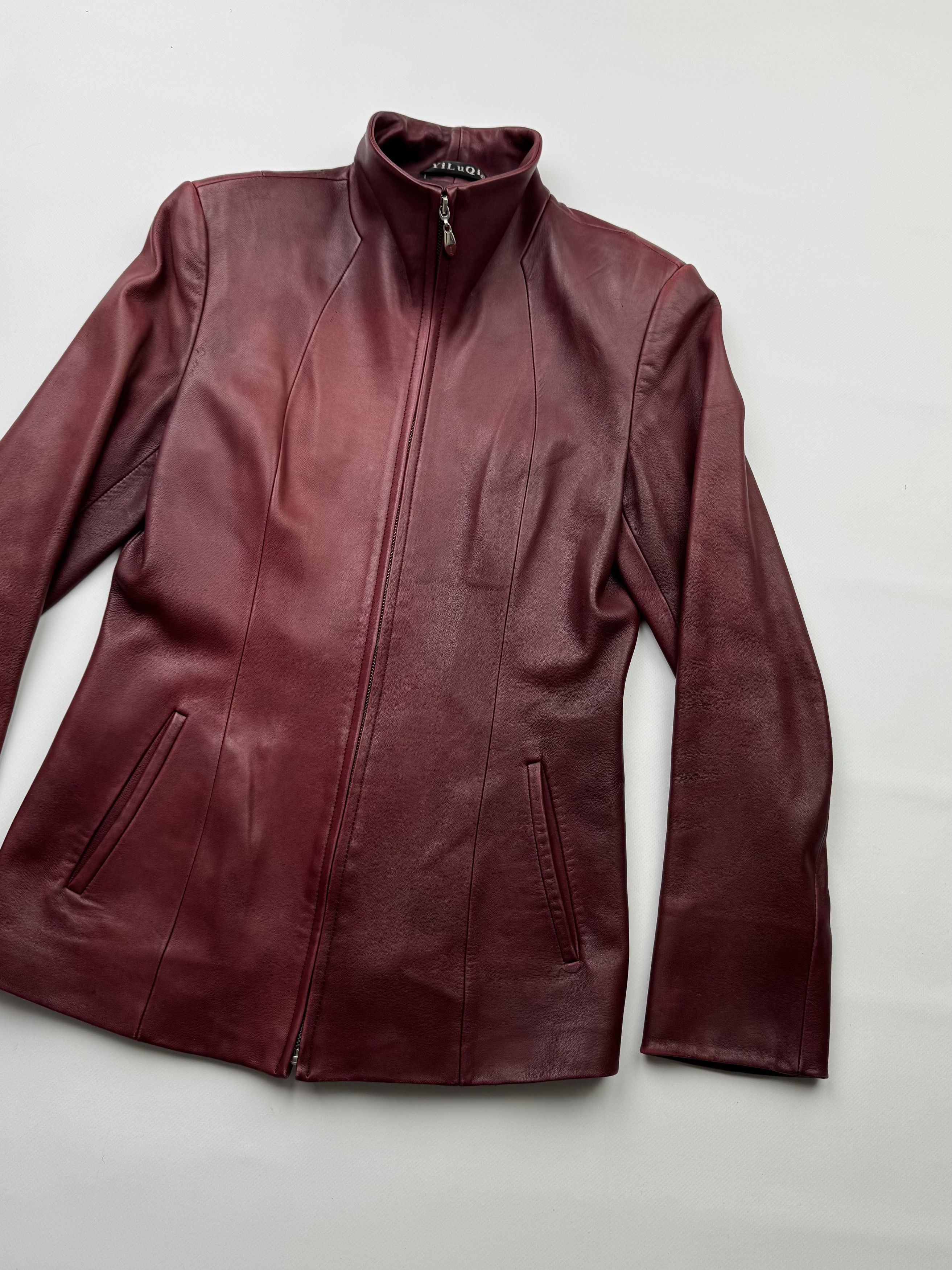 Japanese Brand Vintage Leather Jacket B574(V194) Size M / US 6-8 / IT 42-44 - 3 Thumbnail