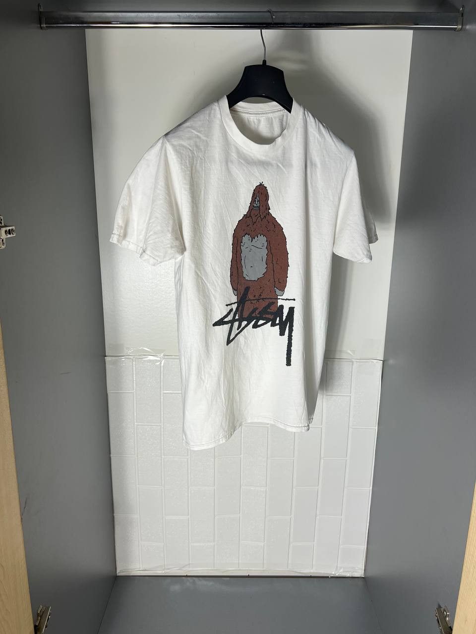 Vintage VERY RARE STUSSY ART PRINTED SKATEBOARD T-SHIRT Y2K 90s Size US S / EU 44-46 / 1 - 3 Thumbnail