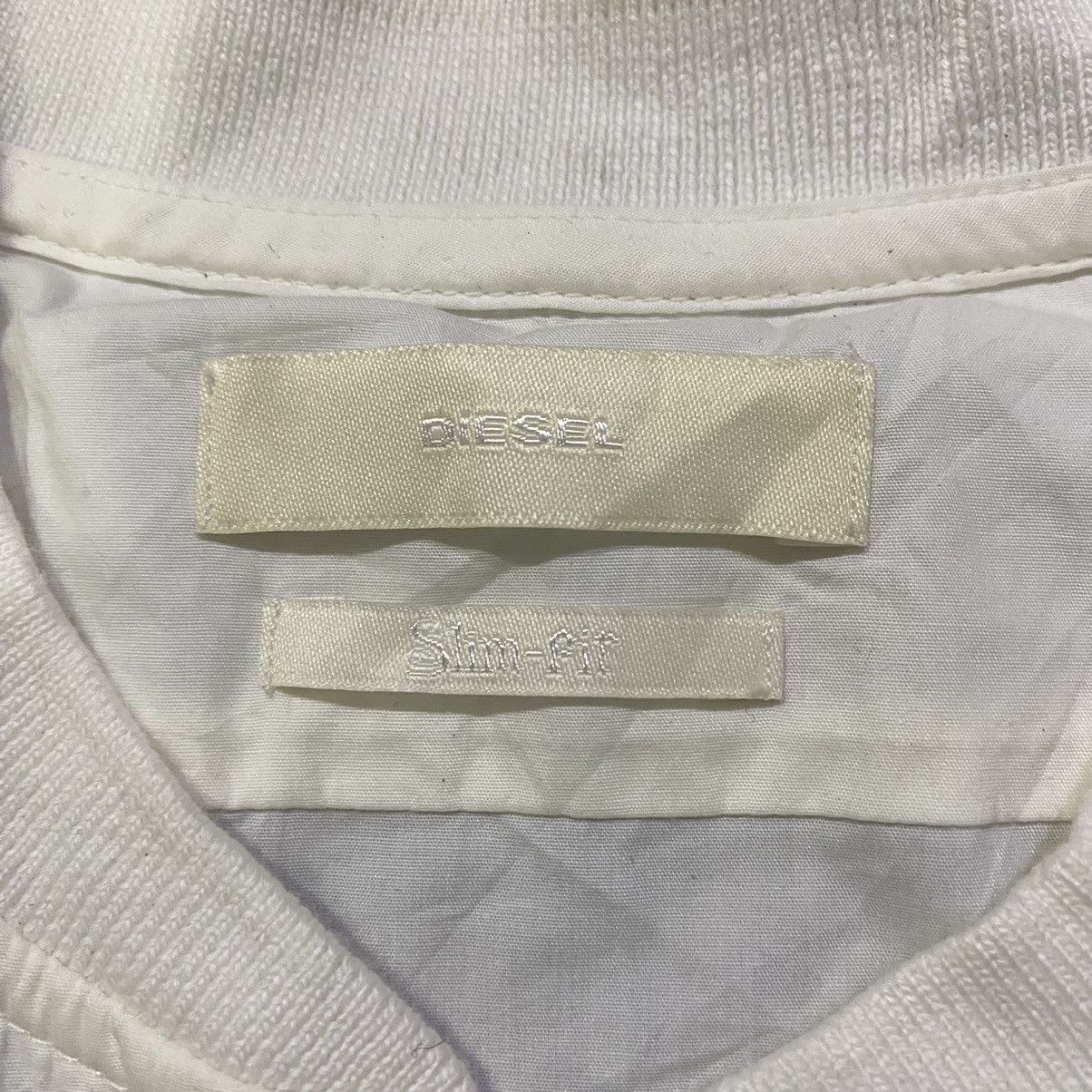 Diesel Diesel Off-White Bomber Jacket Full Zipper Size US S / EU 44-46 / 1 - 8 Thumbnail