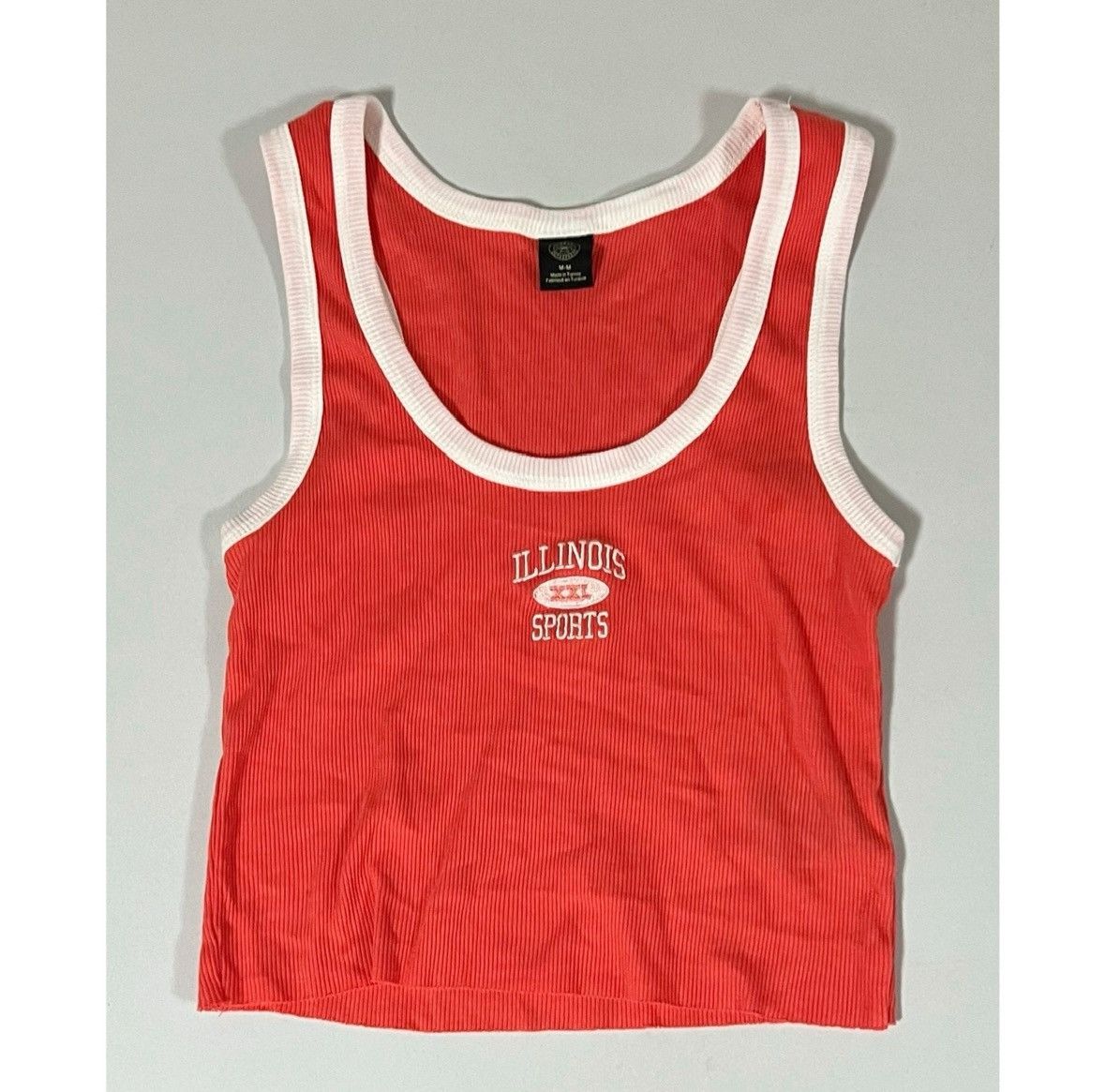 Urban Outfitters ‘Illinois Sports’ Graphic Tank Top Shirt Cami Tee Size M 🏈✨ Size M / US 6-8 / IT 42-44 - 1 Thumbnail