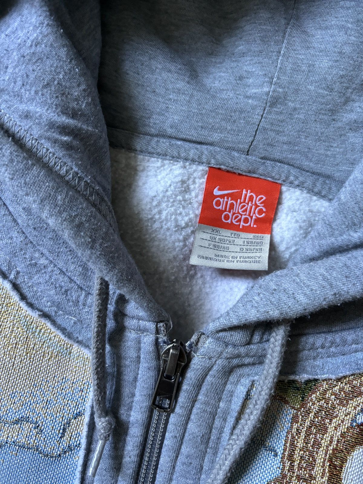 Nike × Vintage Nike reworked zip hoodie Junya Watanabe style Angels print Size US XXL / EU 58 / 5 - 8 Thumbnail