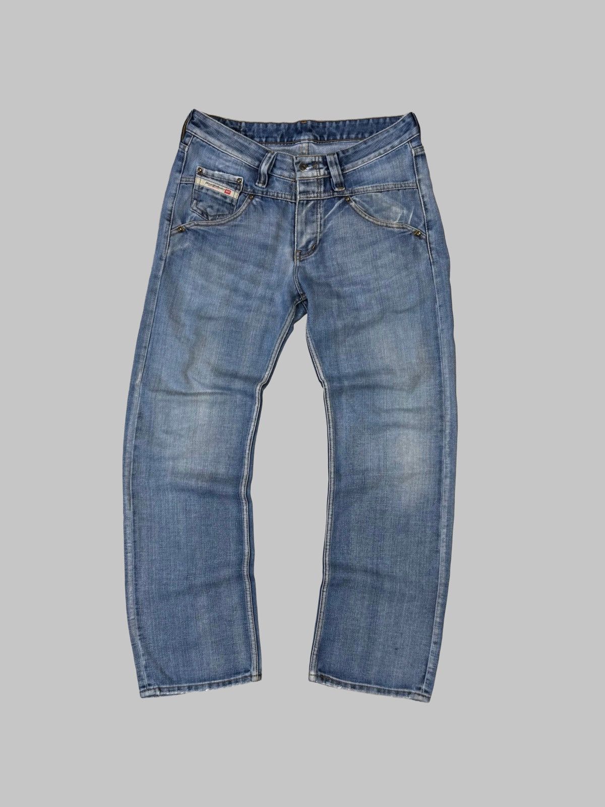 Diesel Vintage Diesel Jeans Distressed Faded Flared Wide Baggy Y2K Size US 34 / EU 50 - 2 Thumbnail
