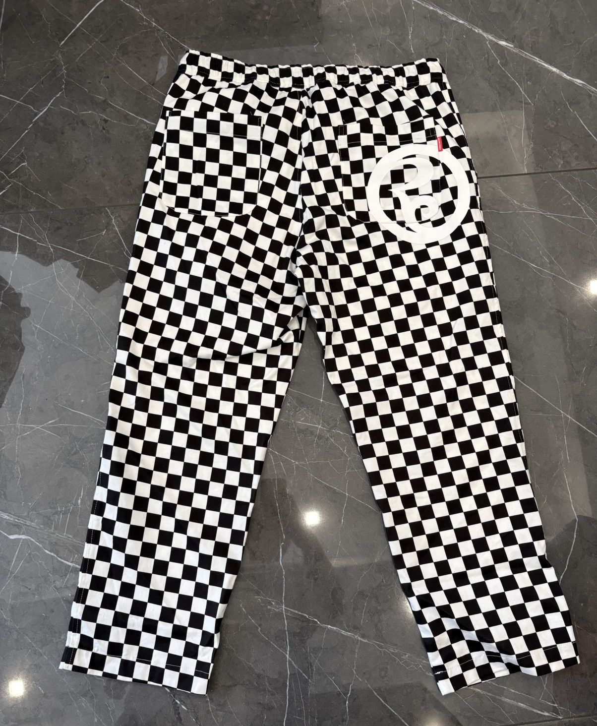 Japanese Brand NWT Rolling Cradle Checkered Drawstring Pants Medium Size US 33 - 1 Thumbnail