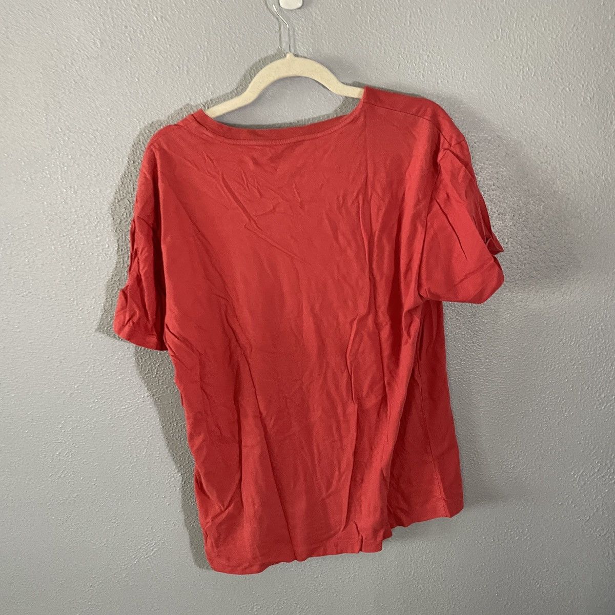 Polo Ralph Lauren Red Polo Ralph Lauren V Neck T Shirt Mens Size M Size US M / EU 48-50 / 2 - 2 Thumbnail