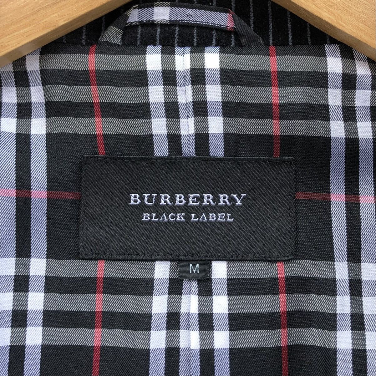 Burberry Burberry Black Label Men’s Velvet Lined Novacheck Blazer Size US M / EU 48-50 / 2 - 16 Thumbnail