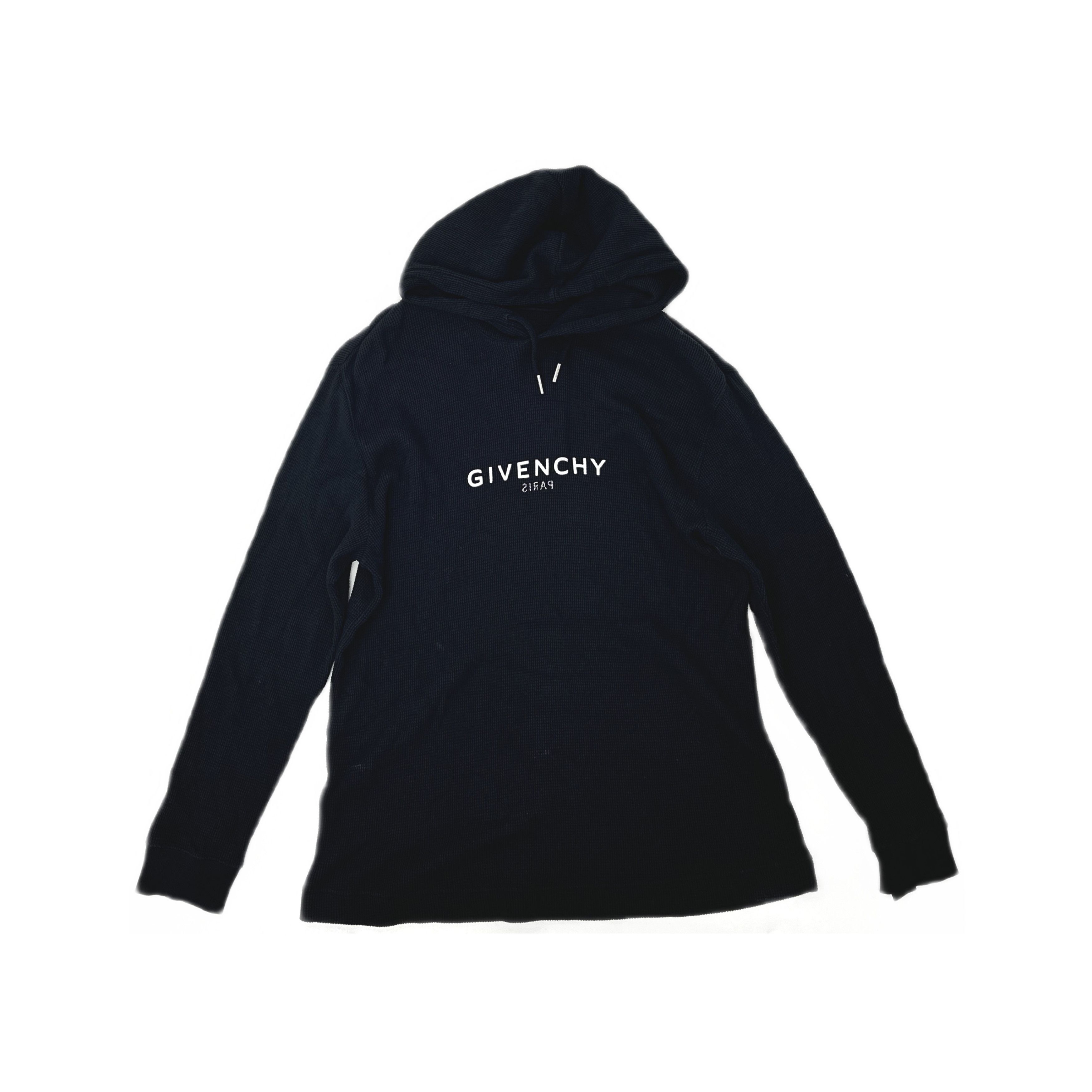 Givenchy Givenchy Waffle Knit Logo Hoodie Size M Size US M / EU 48-50 / 2 - 1 Thumbnail
