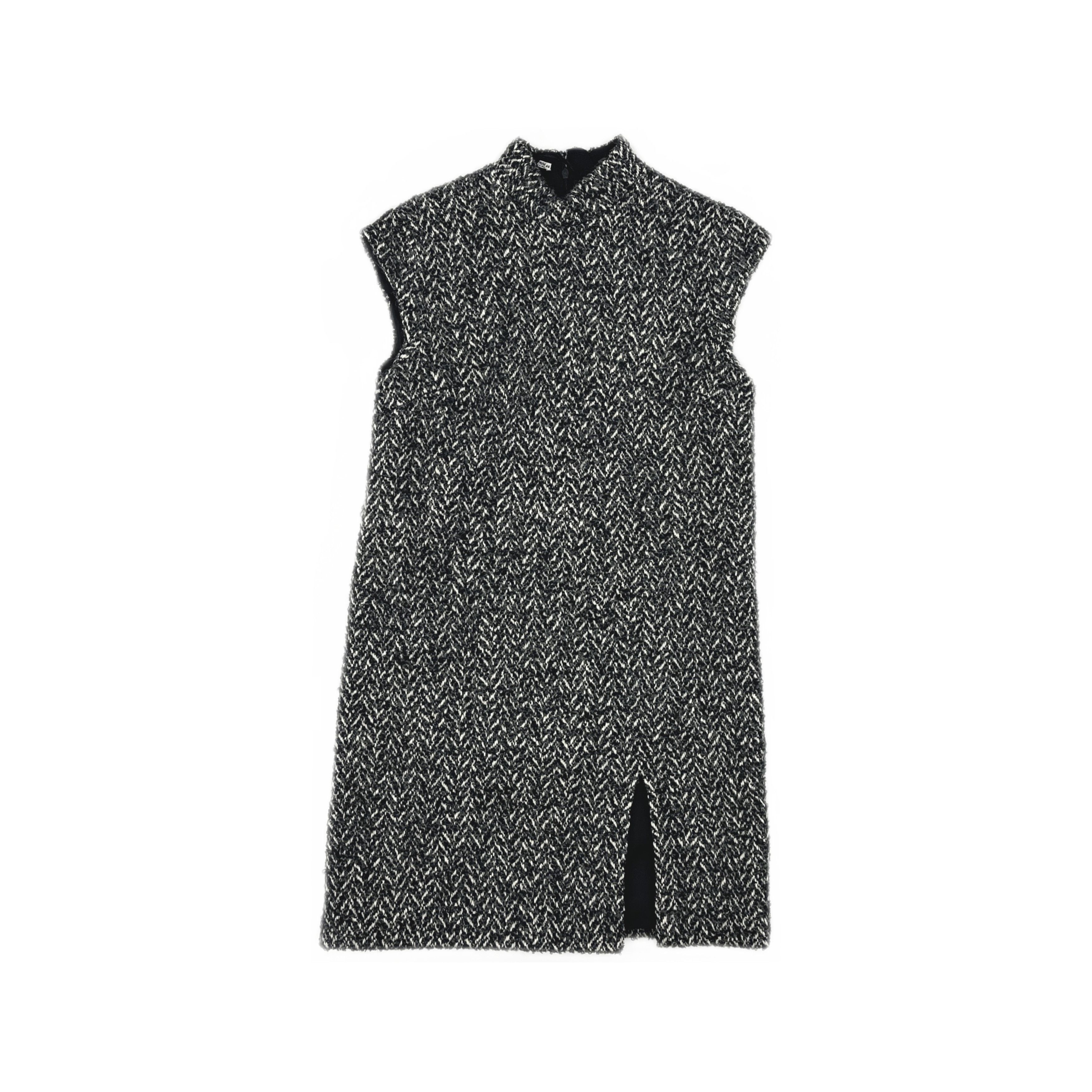 Miu Miu Miu Miu Tweed Sleeveless Mini Dress Size 40 Size S / US 4 / IT 40 - 1 Thumbnail