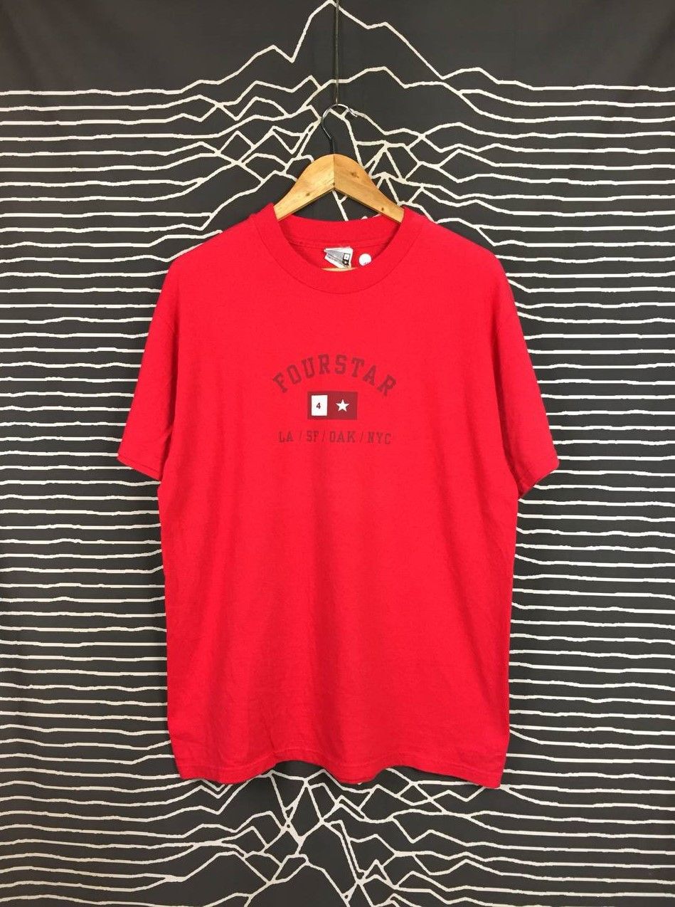 Fourstar Vtg Fourstar Skateboards Center Logo Spell Out Tee Size US L / EU 52-54 / 3 - 2 Thumbnail