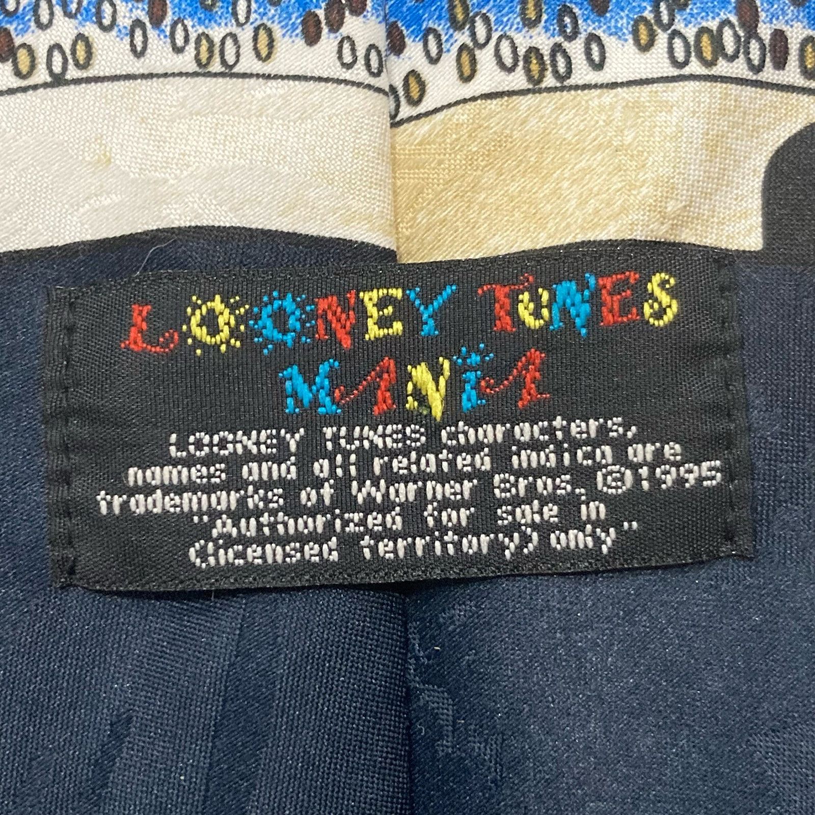 Other Vintage 1995 Looney Tunes Tazmanian Devil Football Necktie Size ONE SIZE - 2 Thumbnail