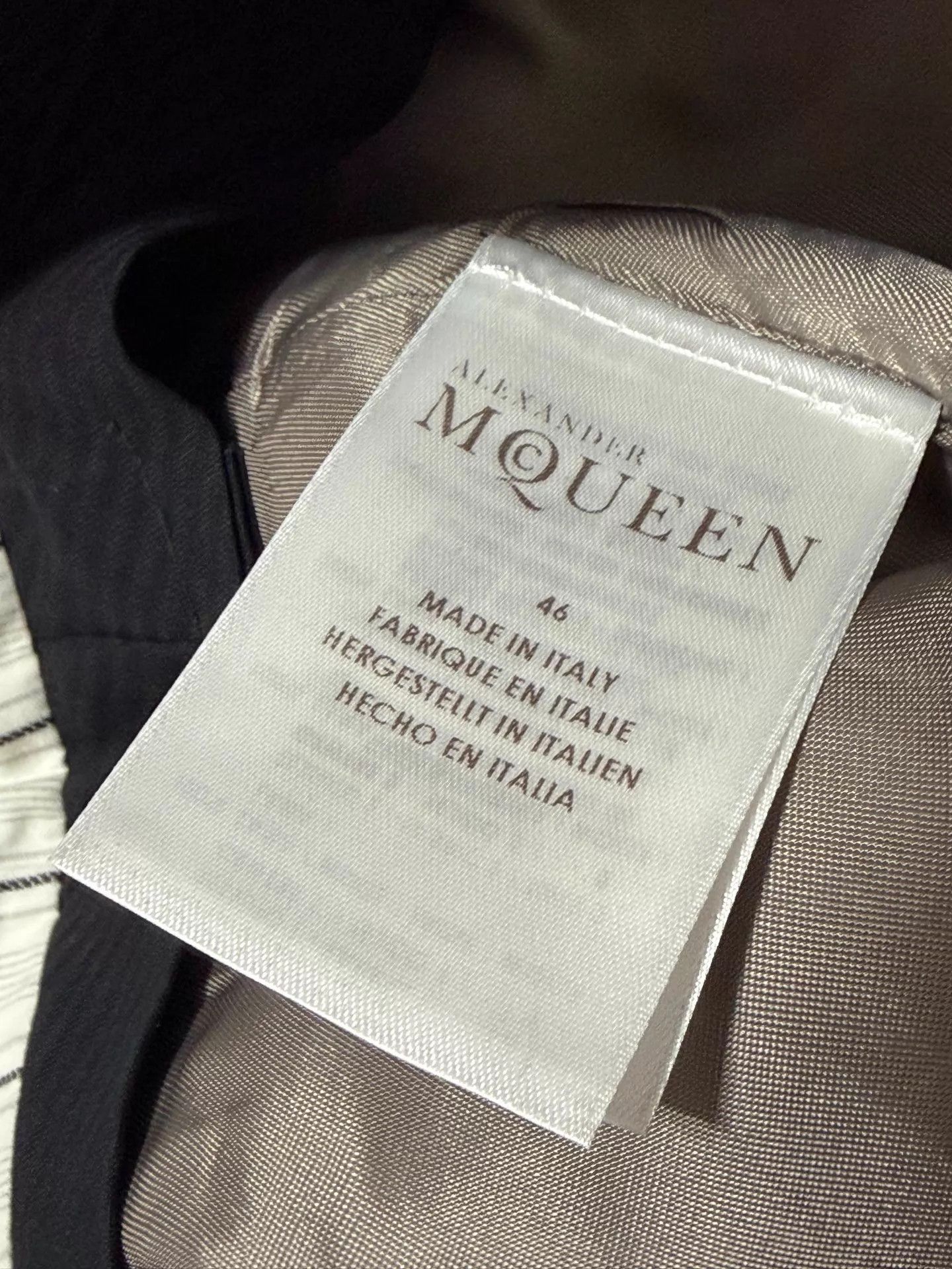 Alexander McQueen Alexander McQueen Slim Tailored Trousers 46 Size US 30 / EU 46 - 6 Thumbnail