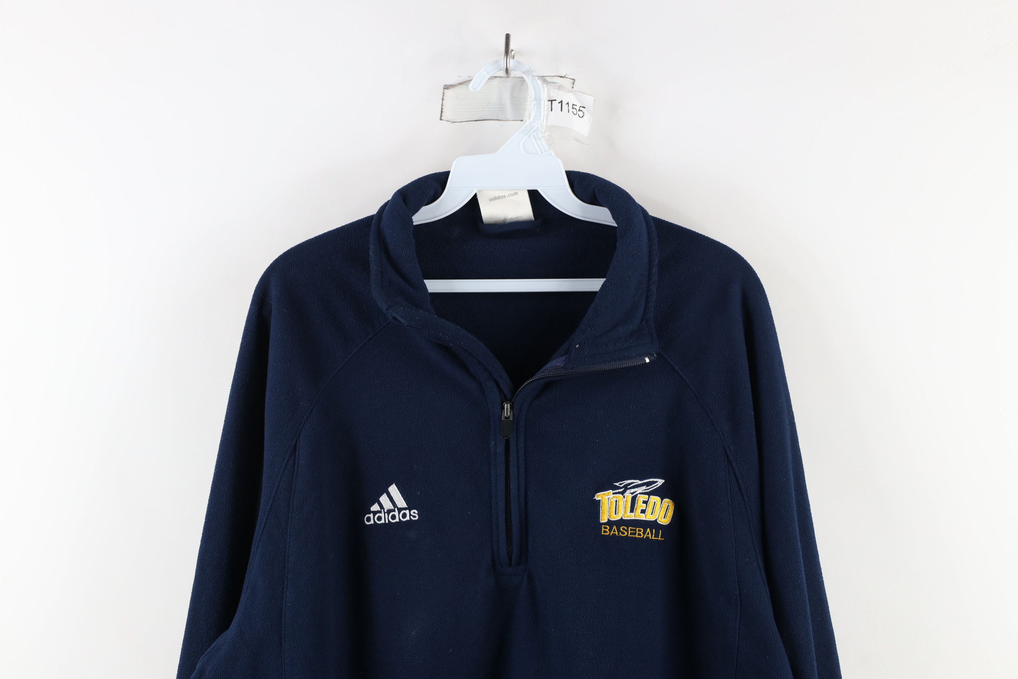 Adidas × Vintage Vintage Adidas Issued University of Toledo Baseball Sweater Size US M / EU 48-50 / 2 - 2 Thumbnail