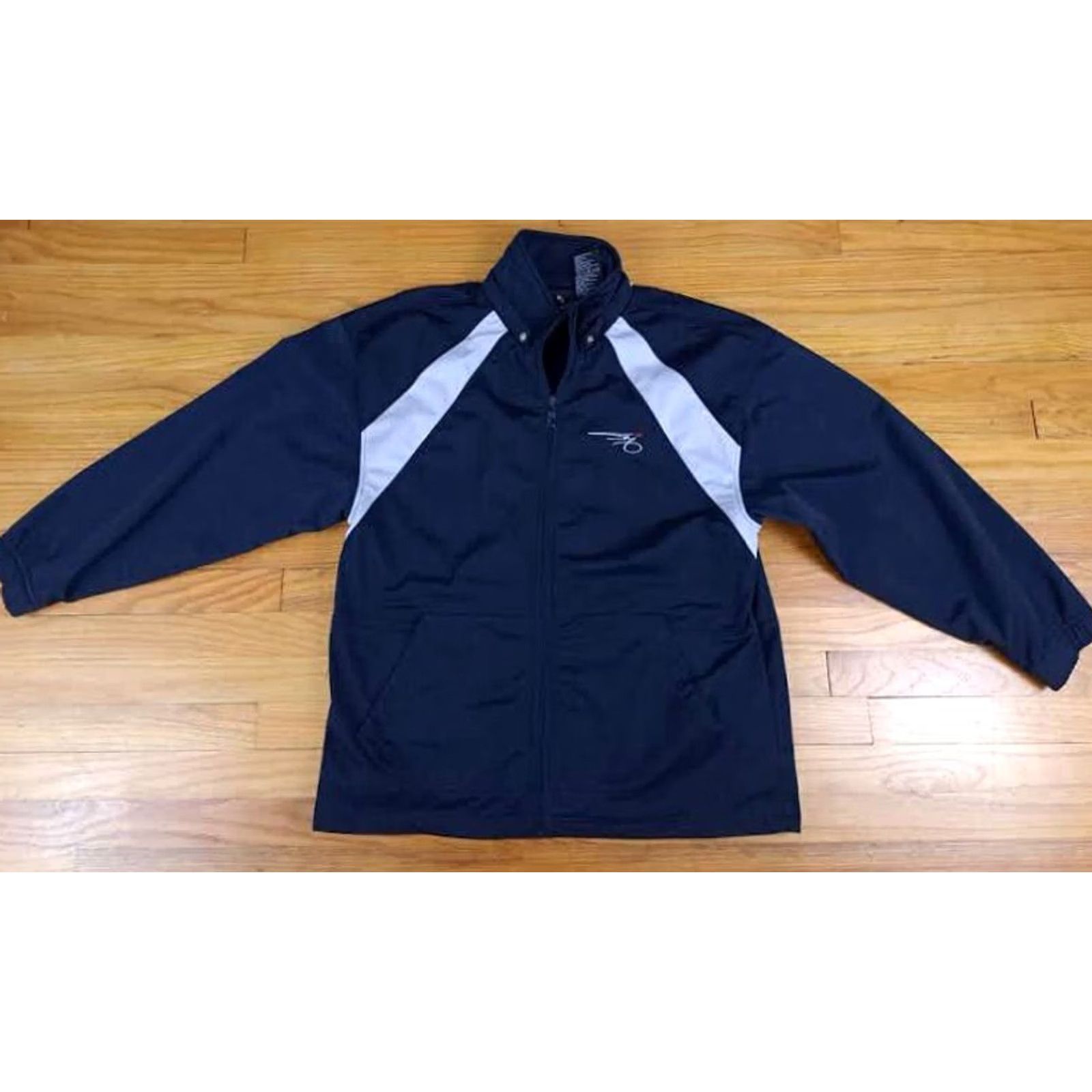 O'Neill VINTAGE Shaquille O'Neil Full Zip Track Warm-Up Top Sweatshirt Men M Black Shaq 29in long 24in chest Size US M / EU 48-50 / 2 - 2 Thumbnail