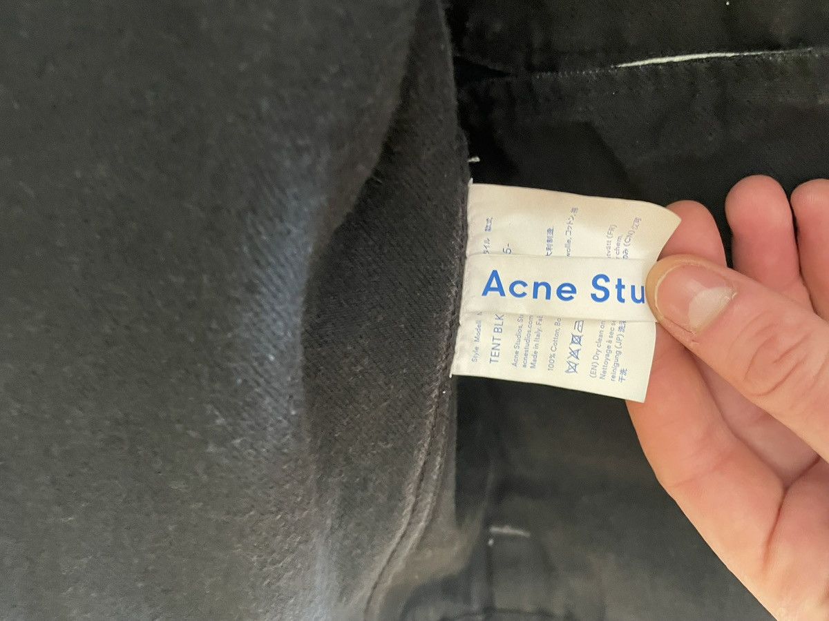 Acne Studios Acne Studios Tent black denim jacket Size US S / EU 44-46 / 1 - 4 Thumbnail