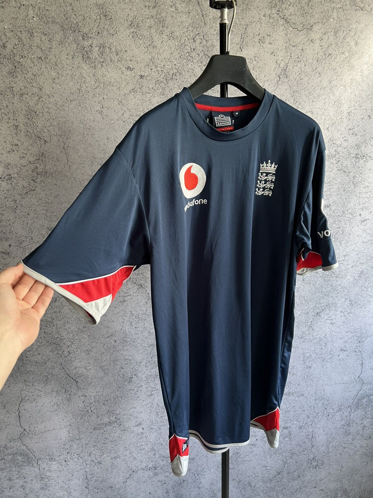 Vintage Vodafone England 2000s T-Shirt Admiral Jersey Soccer Size US M / EU 48-50 / 2 - 1 Thumbnail