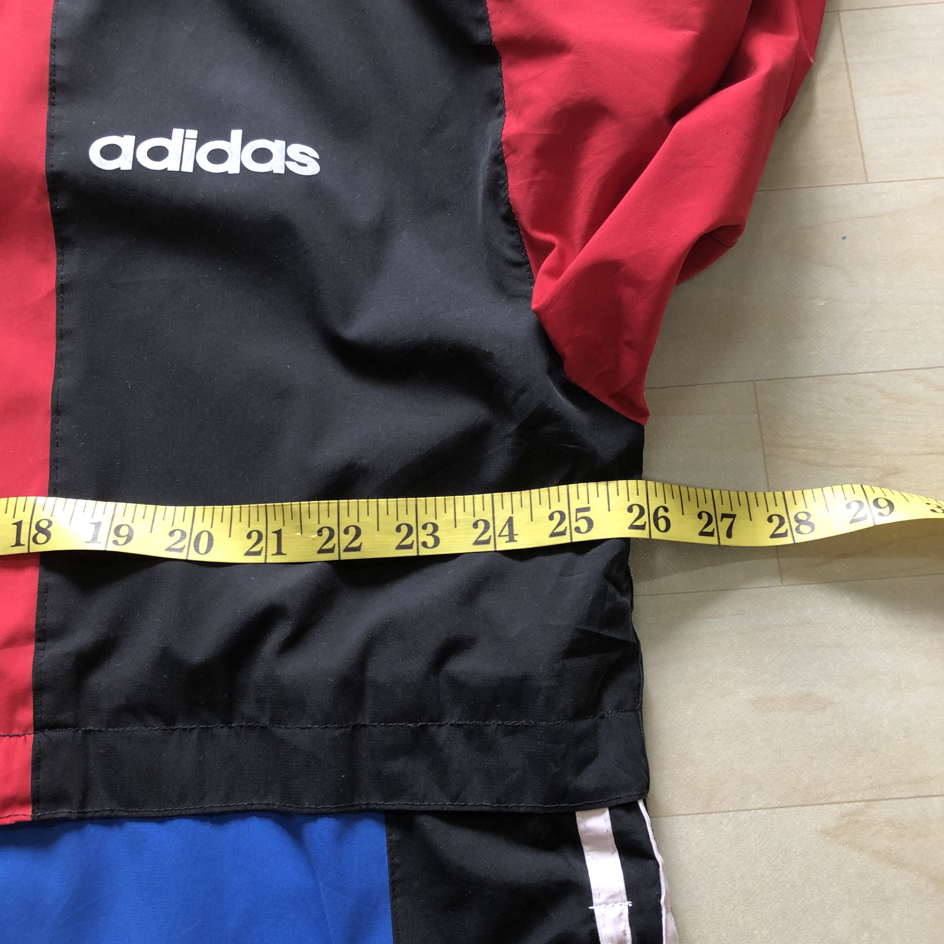 Adidas Vintage 90s Adidas Hoodie Windbreaker Jacket L Size Size US L / EU 52-54 / 3 - 13 Thumbnail