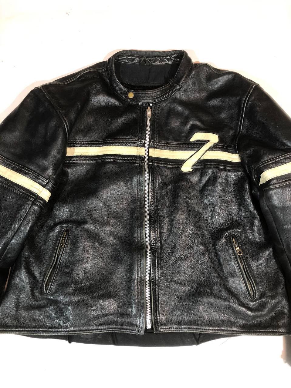 Vintage Frank Thomas Motorcycle Moto Leather Jacket Racing Vintage Size US XXL / EU 58 / 5 - 3 Thumbnail